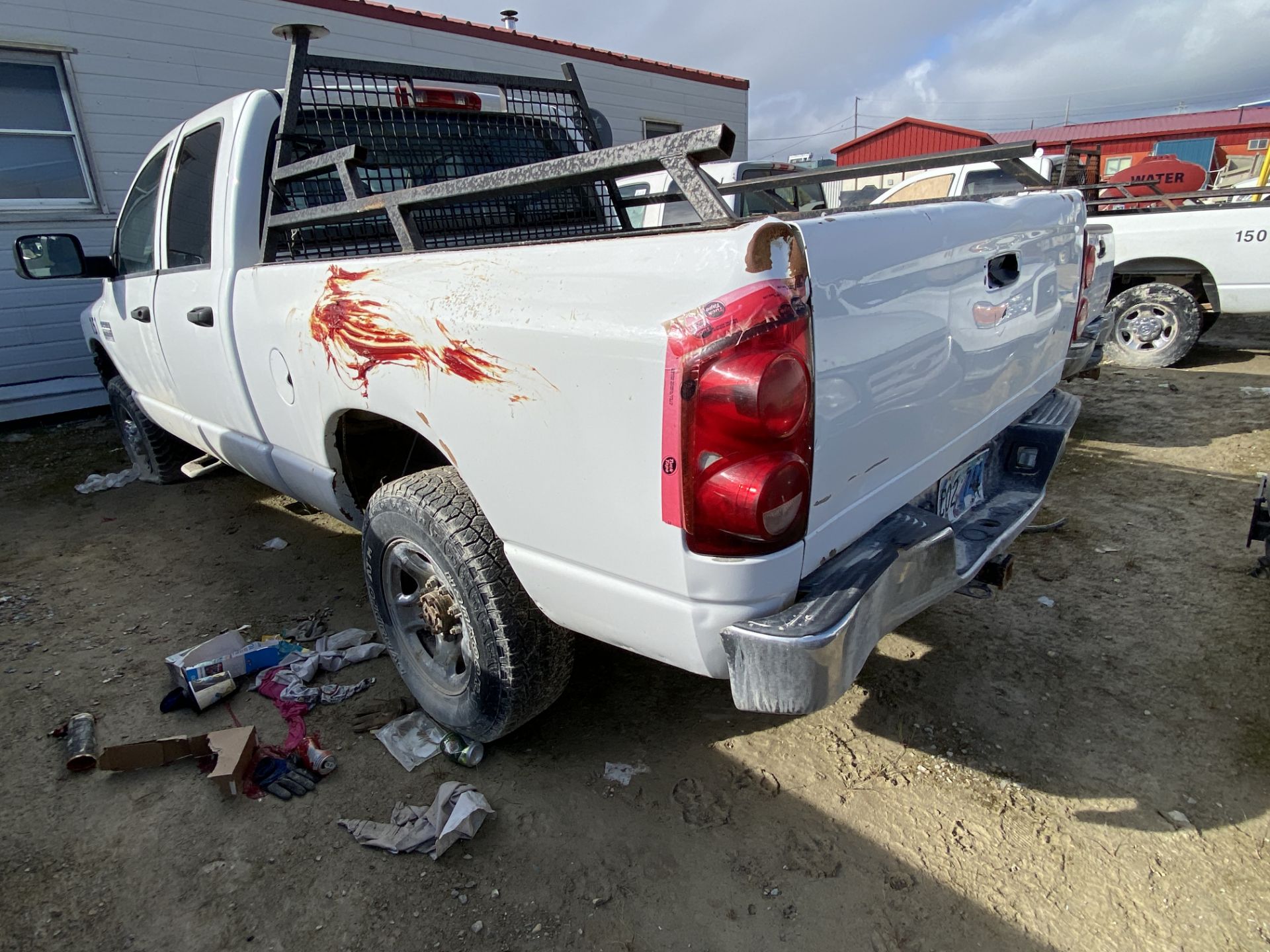 2007 DODGE 2500HD 4X4 DIESEL S/N 1D7KS28C07J542710 - NOT RUNNING - Image 4 of 4