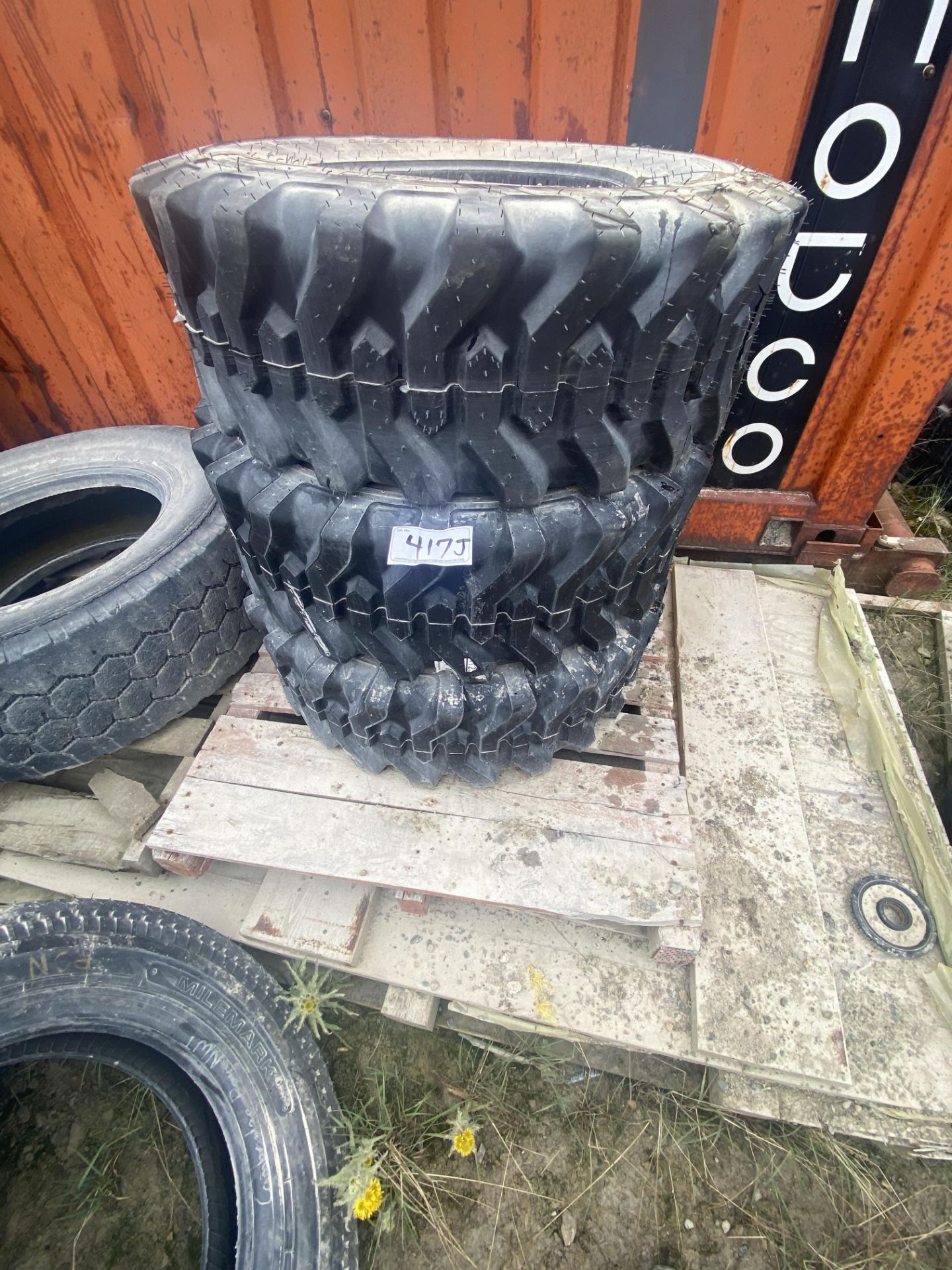 3 NEW TITAN TRAC LOADER TIRES 14 X 17.5 NHS, 10 PLY RATING