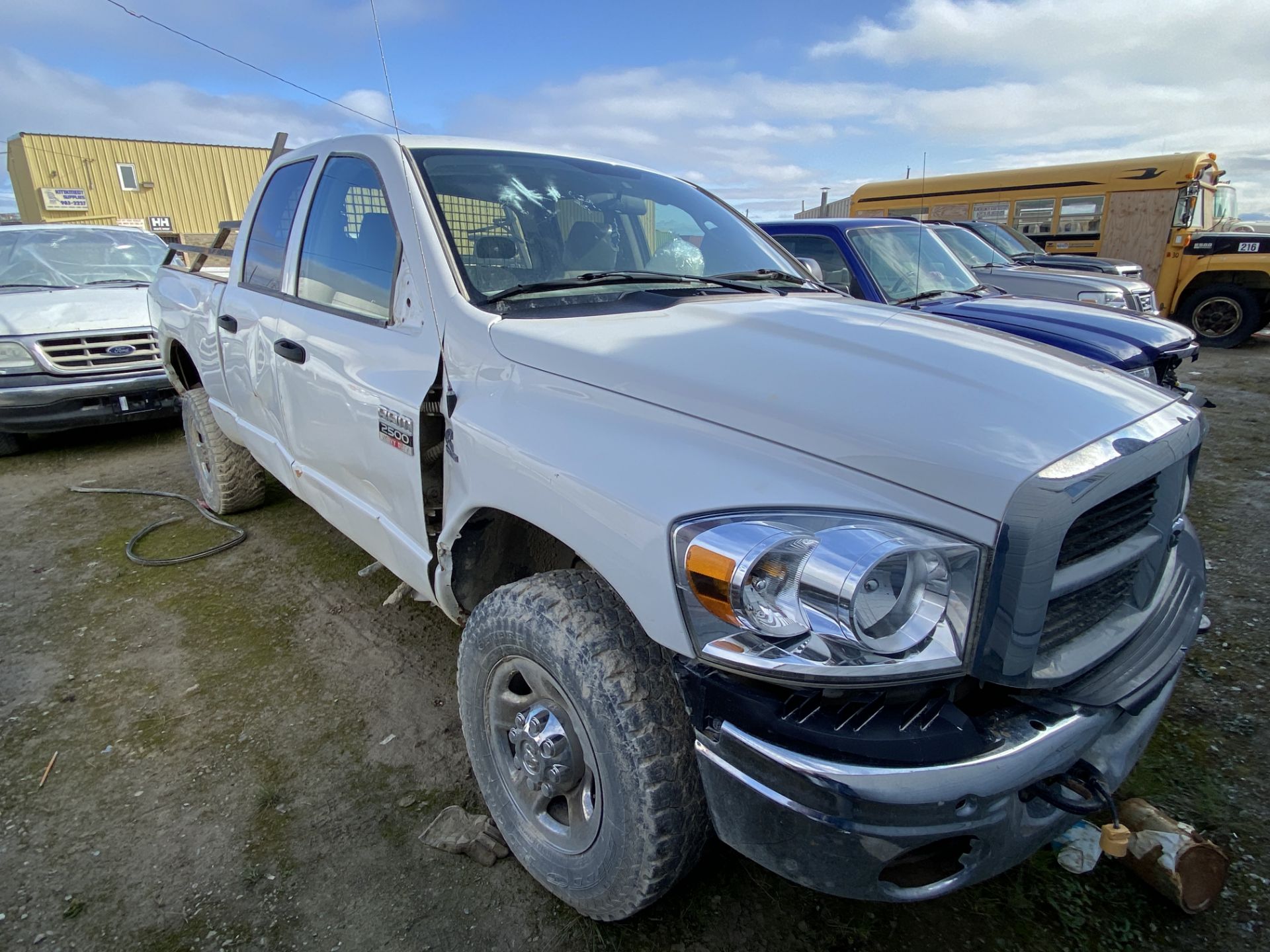 2007 DODGE 2500HD 4X4 DIESEL S/N 1D7KS28C07J542710 - NOT RUNNING - Image 2 of 4