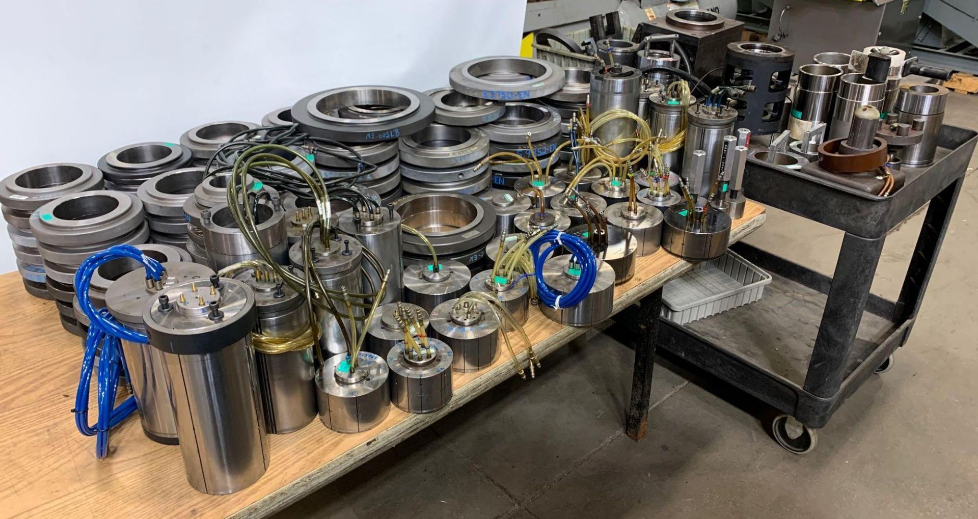 Approx: 95 + Master Ring Gages and other assorted ring inspection tooling. Most are in the 4-7" rang