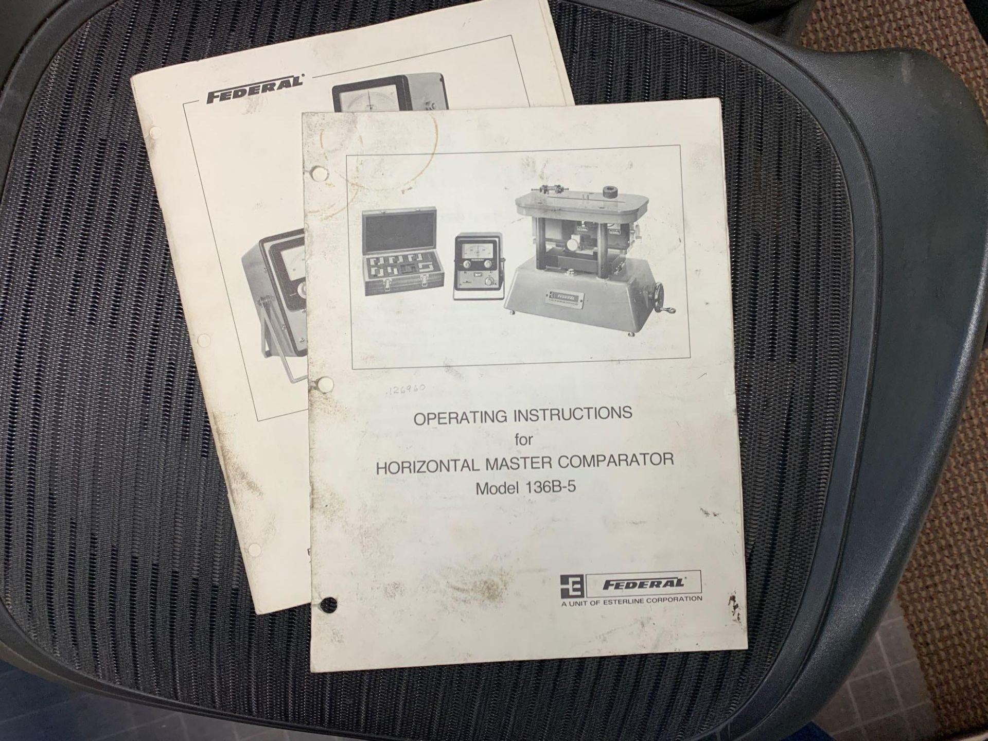 Federal Model 1368-5 Horizontal Master Comparator with Federal EAS-1701 Solid State Gaging Amplifier - Image 21 of 22