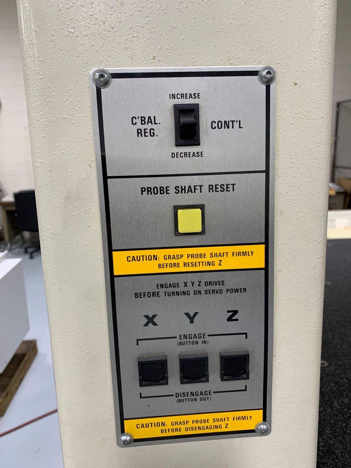 Gidding & Lewis Sheffiled Cordax RS-150 DCC CMM, 48"x80"x40" Renishaw PH10MQ, PCDMIS cad 2010 v 3.9 - Image 15 of 26