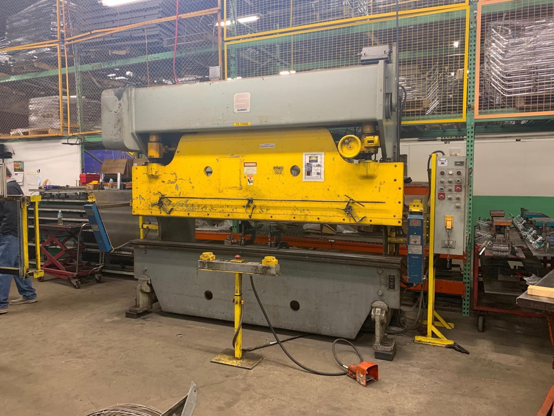 Summit P103 Mechanical Press Brake Serial Number: 2246, 55 Tons x 10' - Image 2 of 22