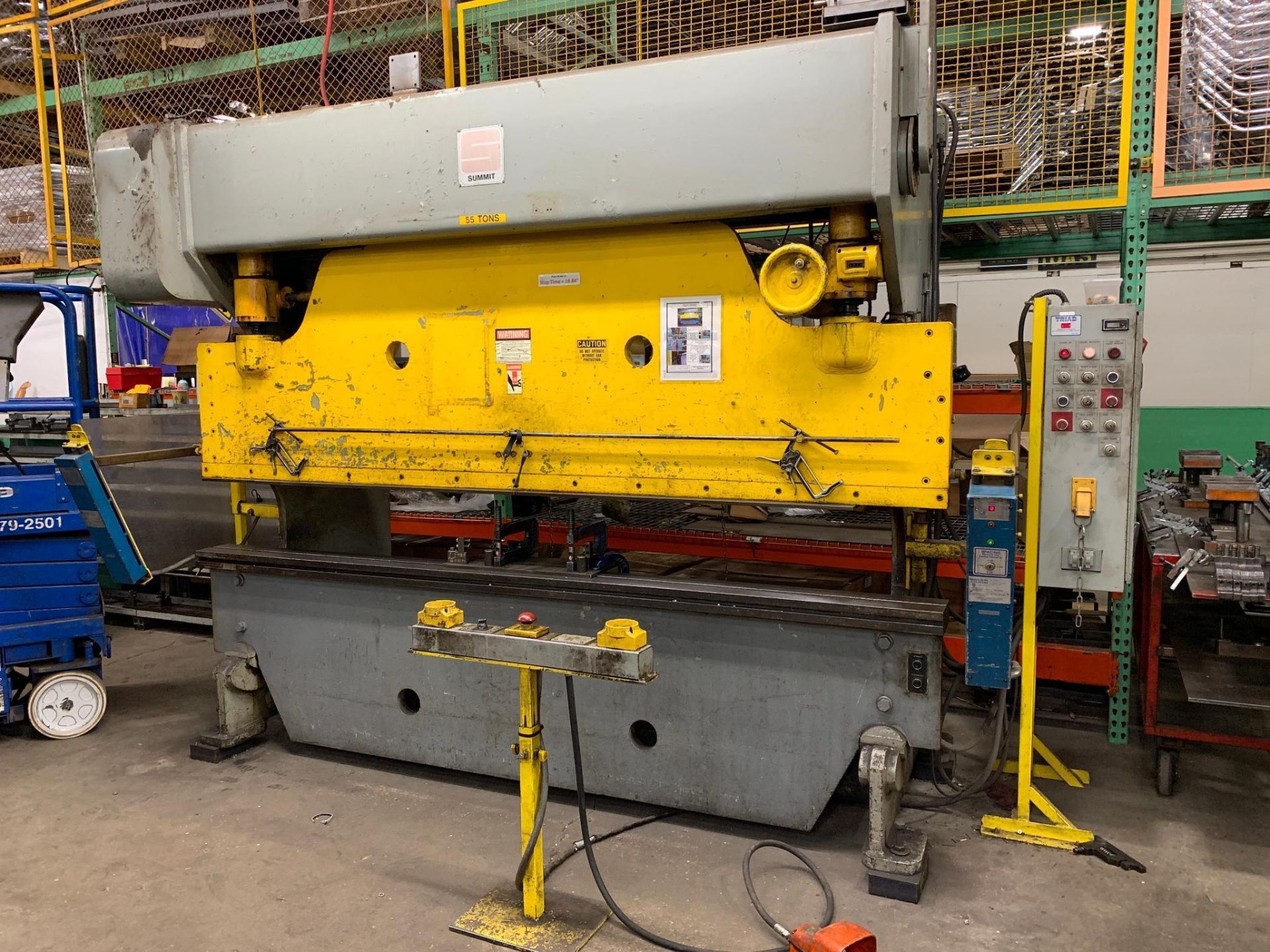 Summit P103 Mechanical Press Brake Serial Number: 2246, 55 Tons x 10'