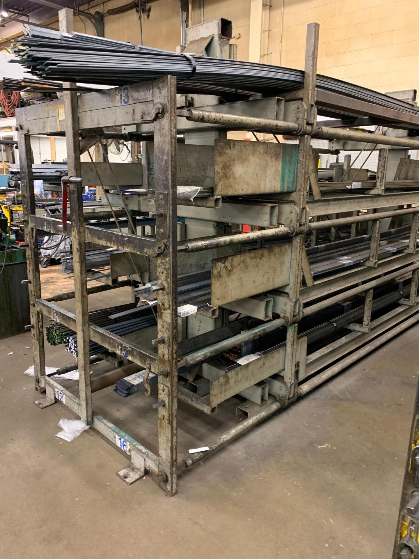 SSS Inc (Steel Storage Systems Inc) 4T-*2x20-2-20 Roll-Out Cantilever Rack Serial: 1660 - Image 6 of 12