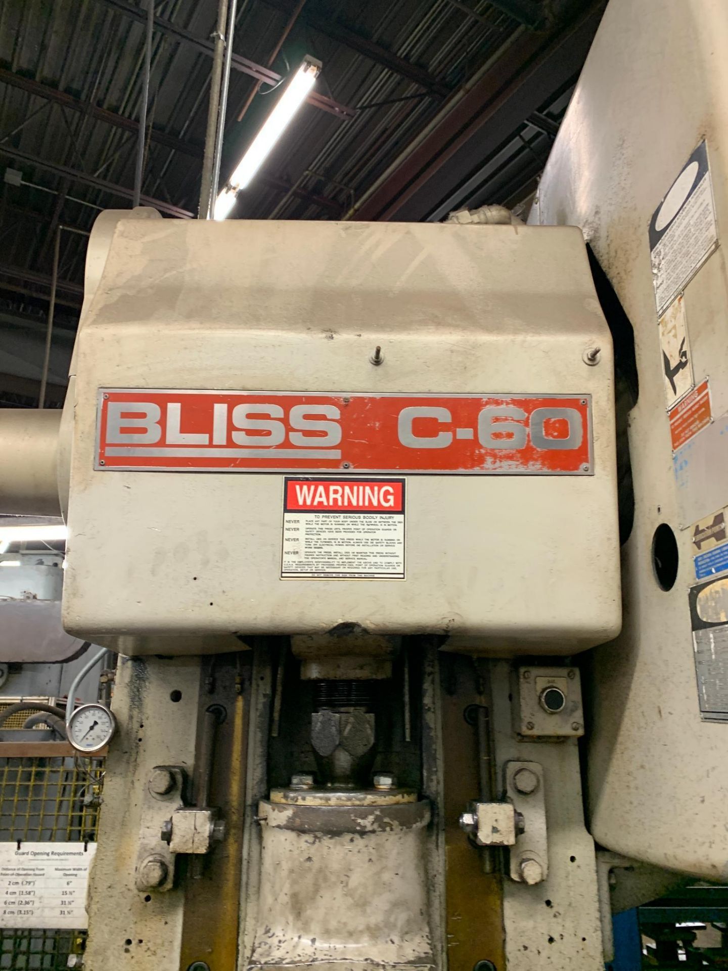Bliss C-60 OBI Press Serial Number H56851/HP44489 60-Ton Upgraded Controls - Image 6 of 34