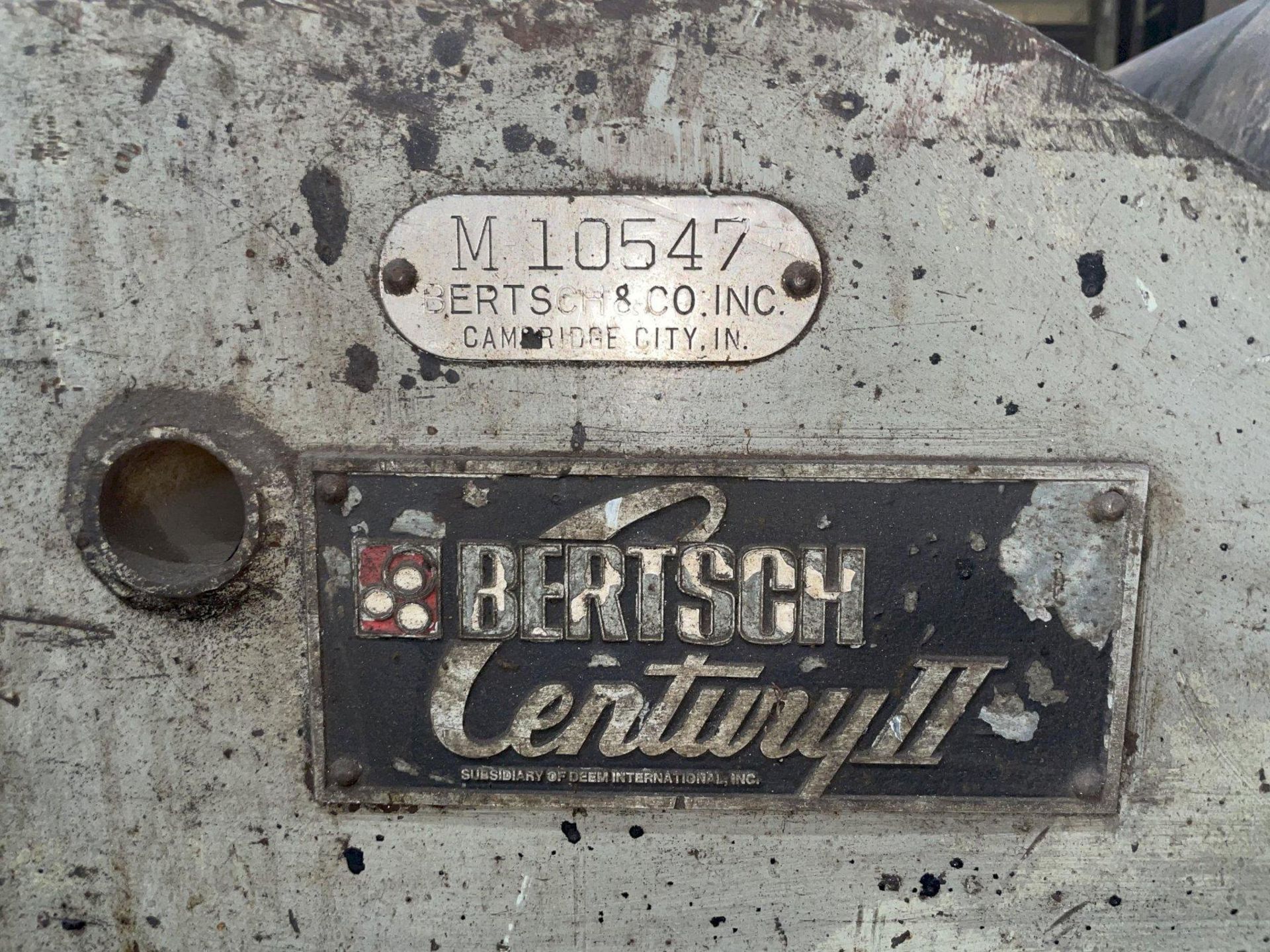 Bertsch Century II #14 Hydraulic Plate Roll Serial Number M-10547 10' X 1-3/16" - Image 20 of 21