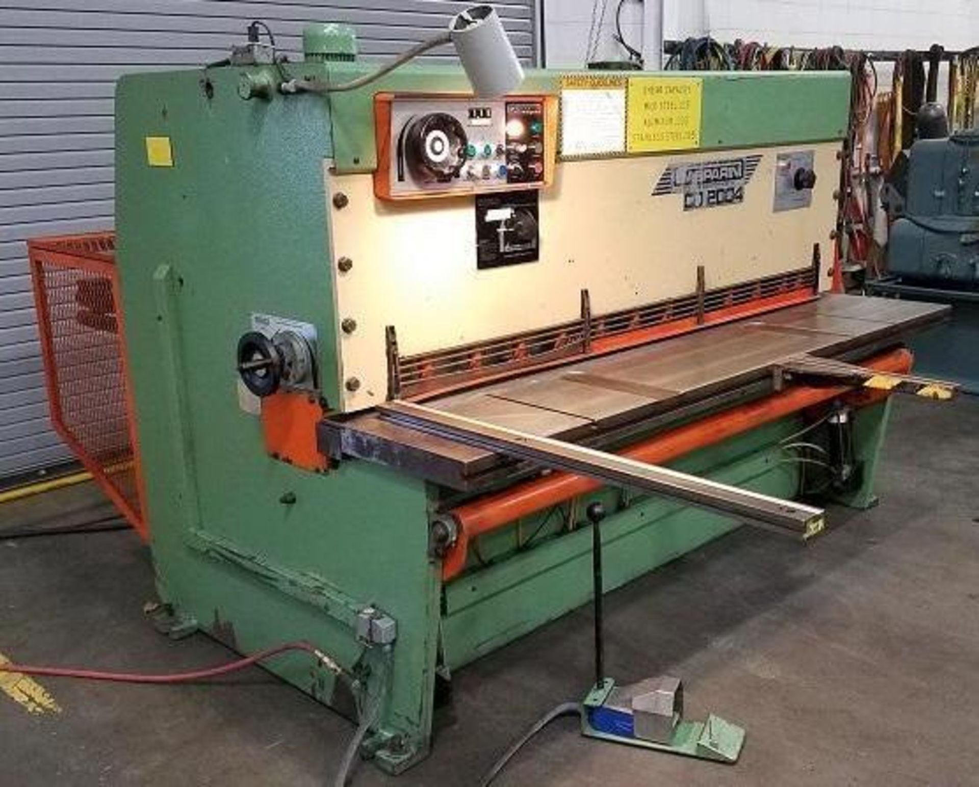 Gasparini CO 2004 Hydraulic Guillotine Shear 80" x .236"