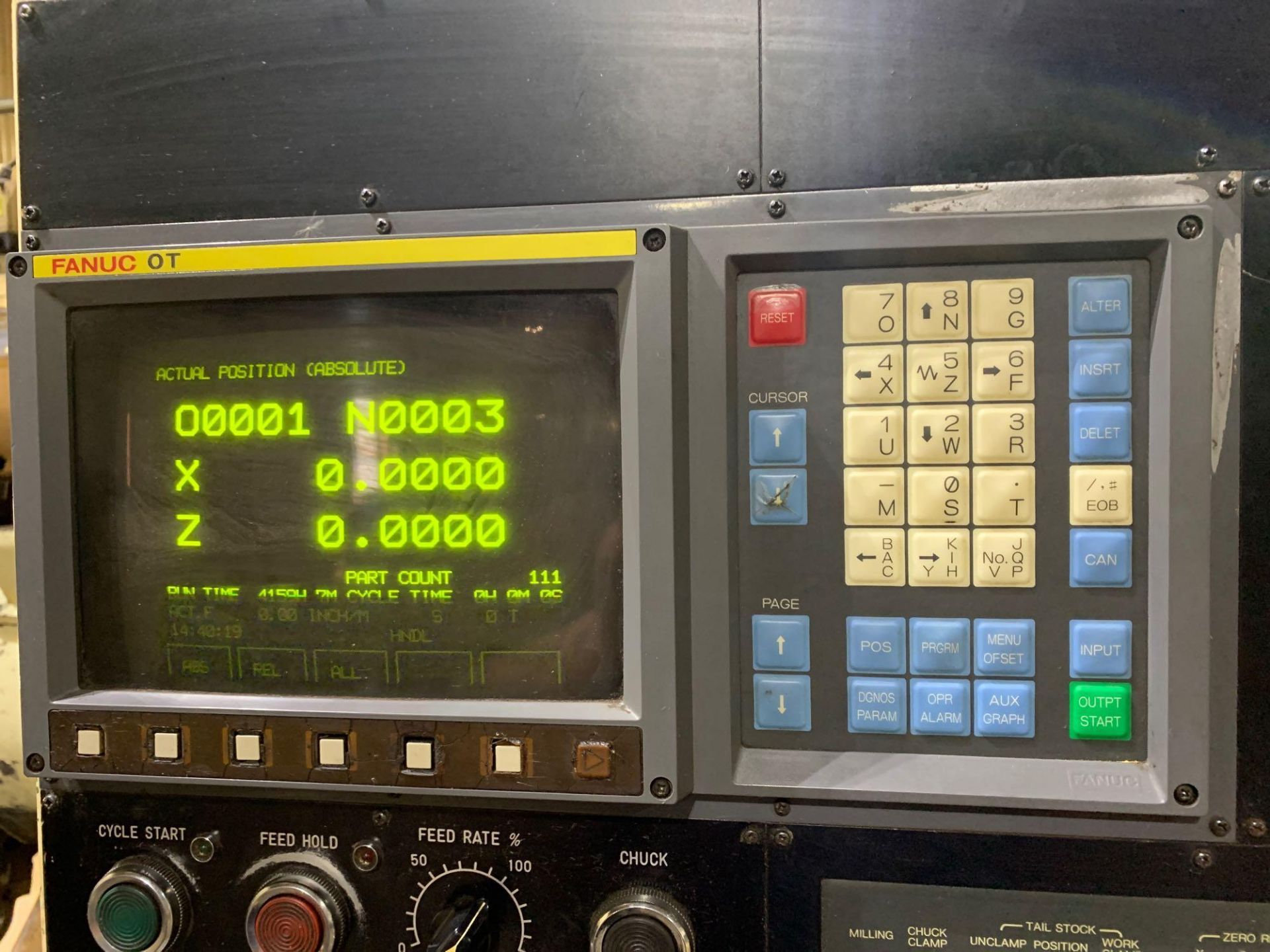 IKEGAI TU30 CNC Slant Bed Turning Center Model: TU30 Serial Number: 30071V 2-Axis Machine Fanuc OT C - Image 9 of 17