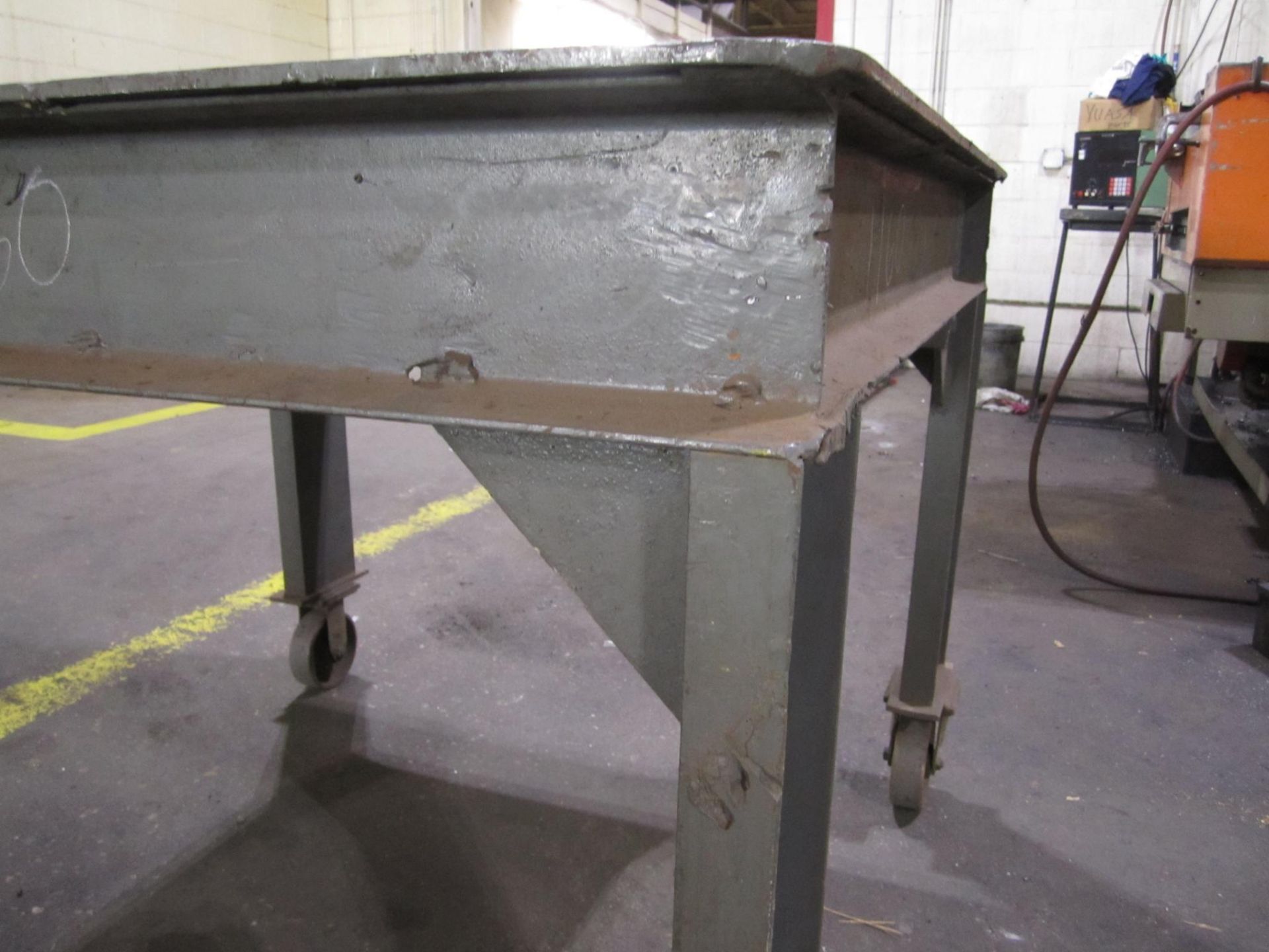 Workbench on heavy duty casters, 5/8"x48"x48"x38" - Image 9 of 14