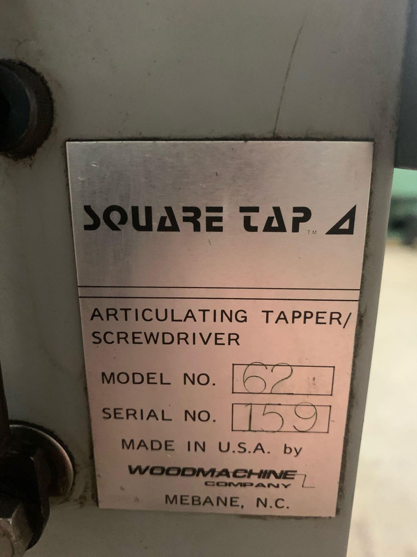 Square Tap 4 Articulating Tapping Arm / Screwdriver Model: 62 - Image 14 of 15