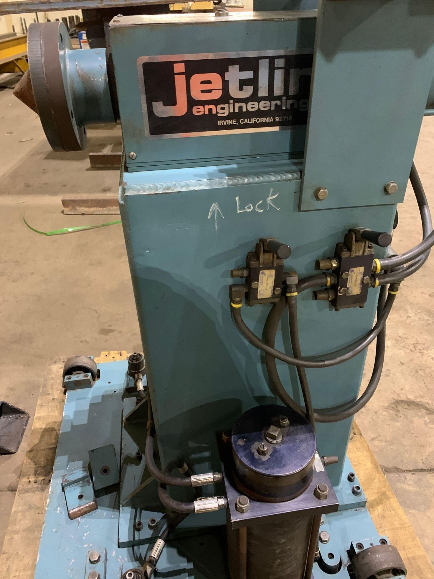 Jetline Welding Positioner Model CU5-216 Serial Number: 07625 Pipe Weld Positioner with Tail Stock I - Image 10 of 15