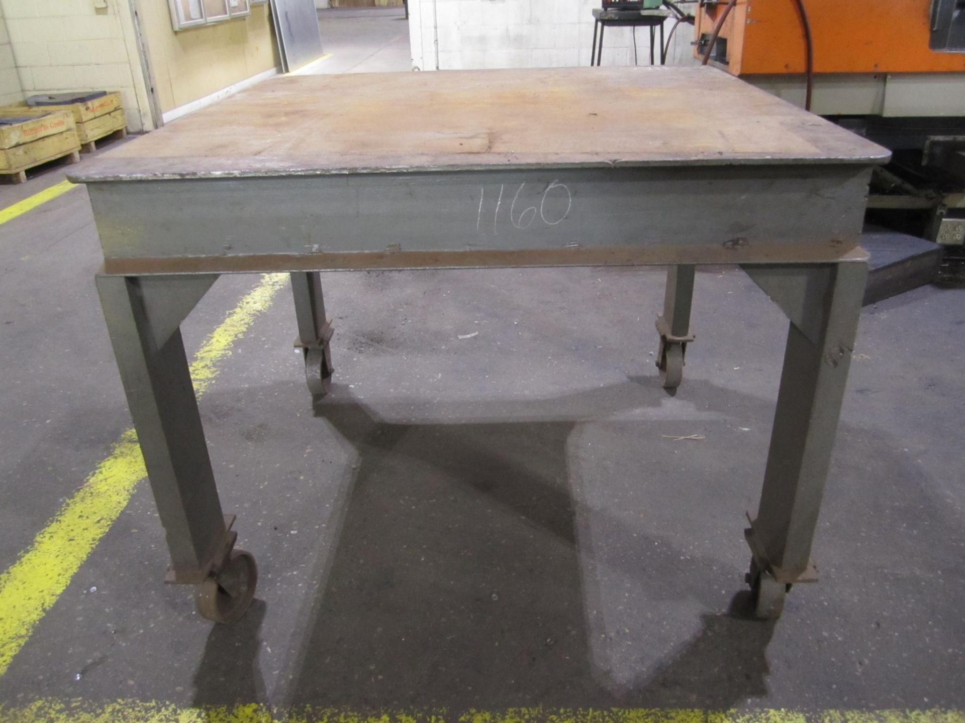 Workbench on heavy duty casters, 5/8"x48"x48"x38" - Image 2 of 14