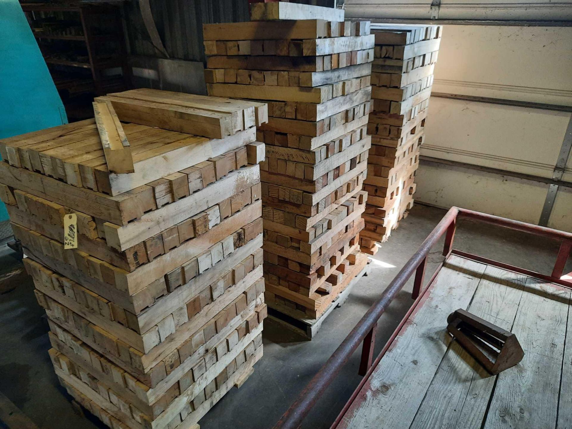 (3) pallets of wood, 2-7/8 x 3-1/2 x 30 inch