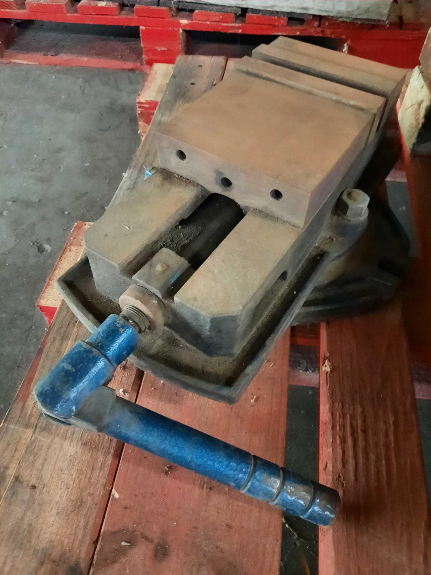 Enco 6 inch precision machine vise with handle, model 42016 includes swivel base - Image 3 of 4