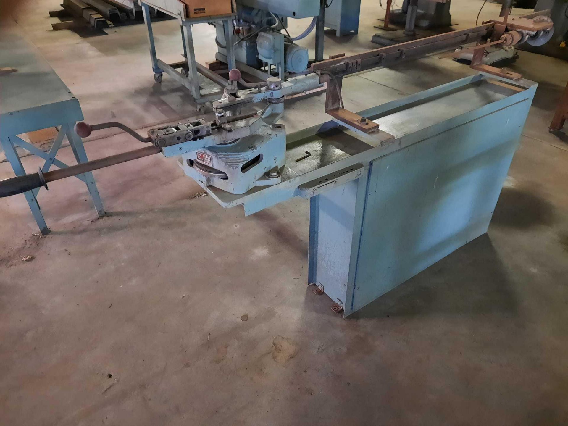 Herber Sweden metal bender, type RB-15, serial 1067, max steel capacity 5/8 x.040 inches, overall