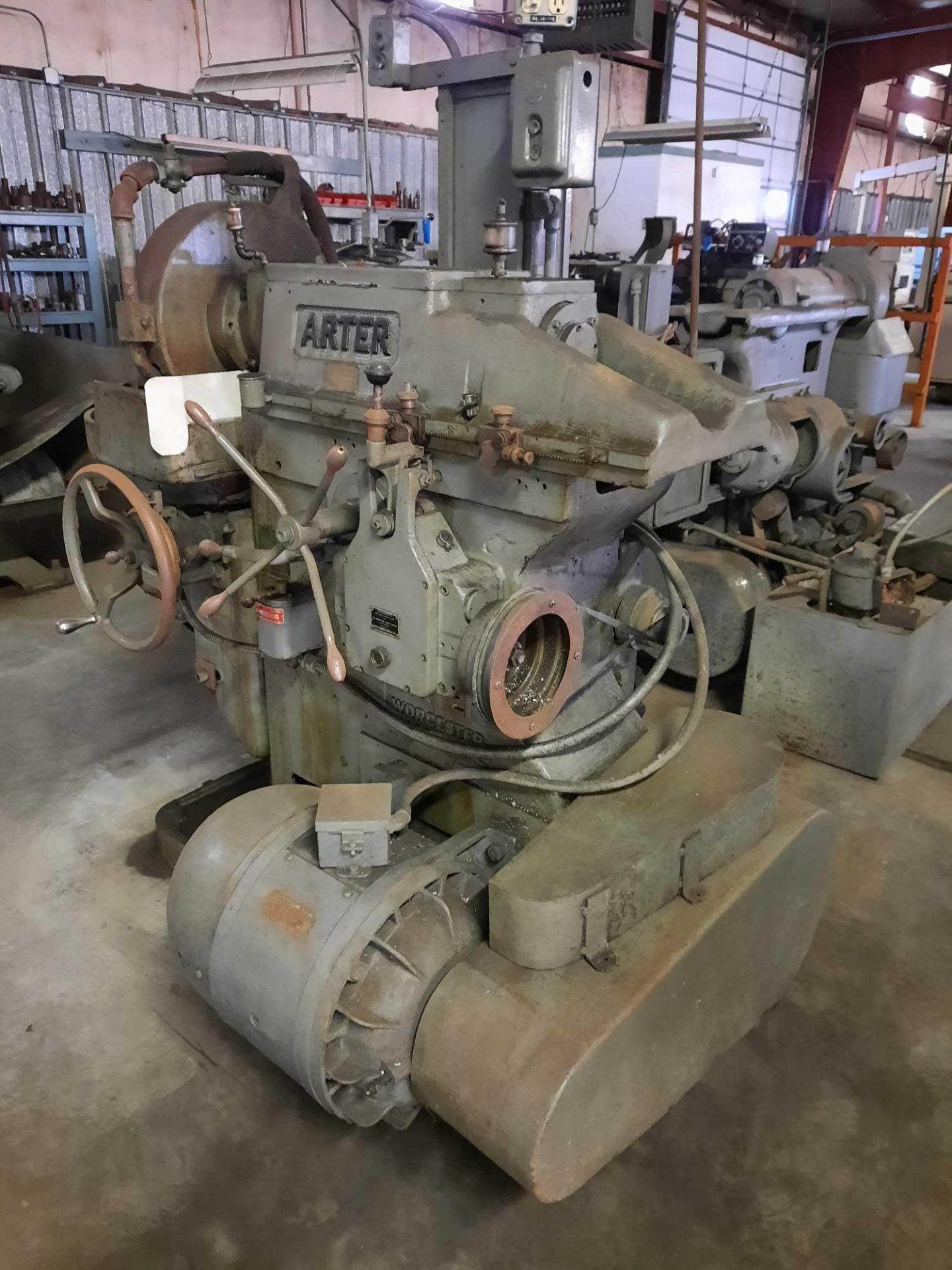 Arter rotary grinder, model A-1-12, serial 603, 14 inch chuck, overall dimensions 66 x 43 x 70 - Image 3 of 8