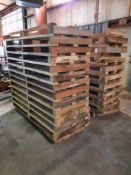 Stacks of pallets, 72 x 30 inches