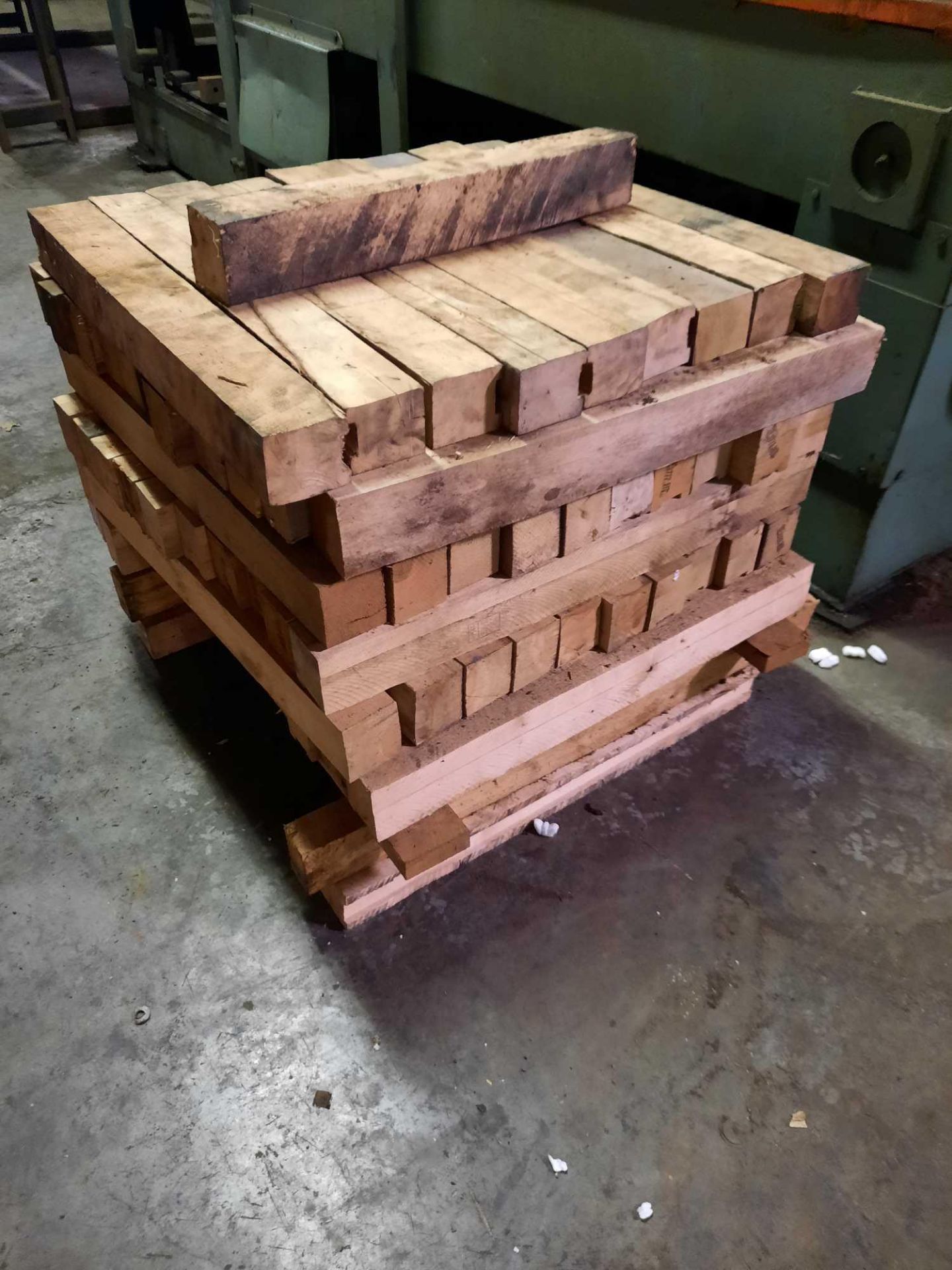 Pallet of 3 x 3-1/4 × 30 inch wood