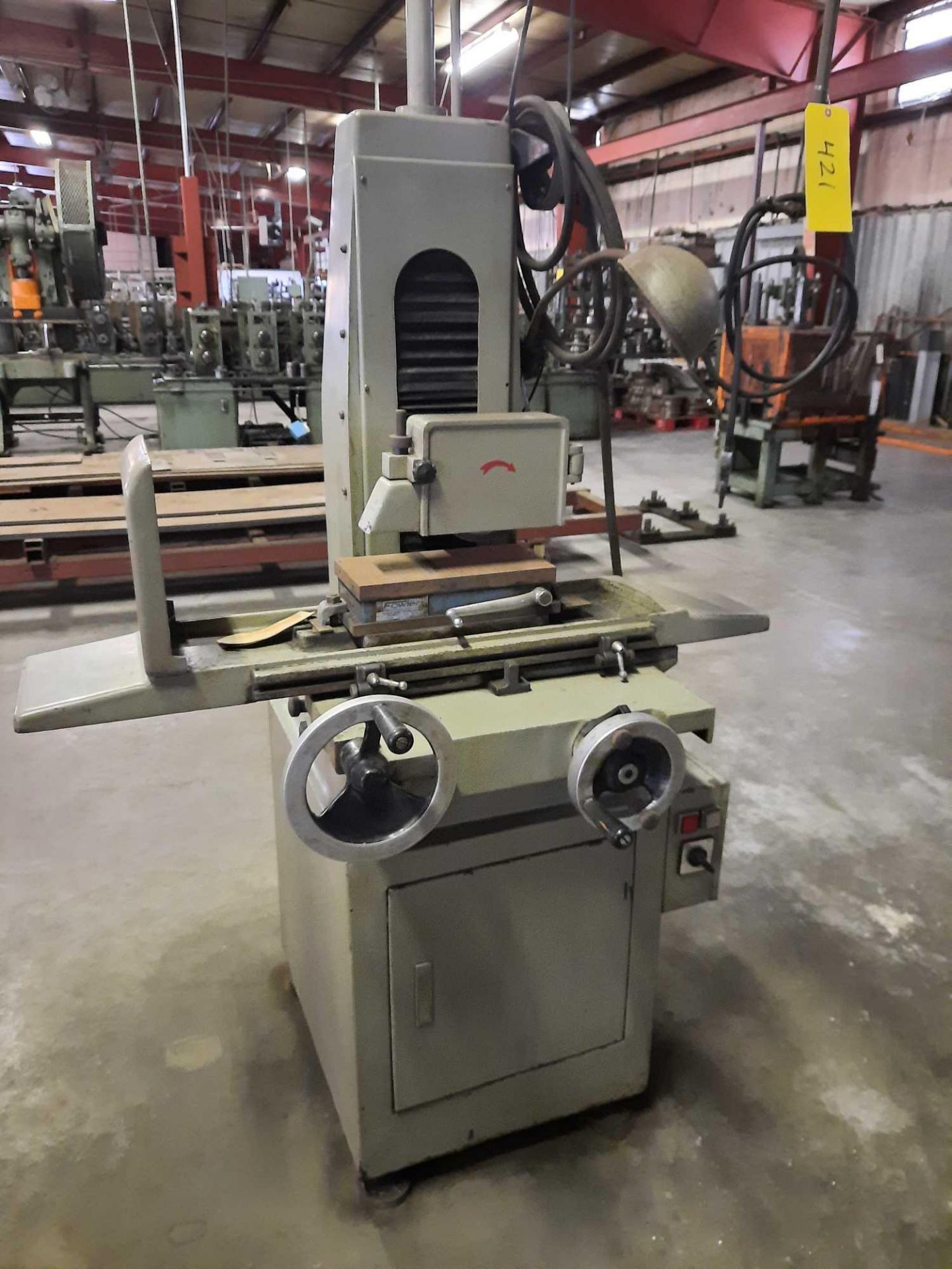 Select 6 x 12 surface grinder, model 612-S, serial 61333, 6 x 12 inch fowler oermanent magnetic - Image 2 of 8