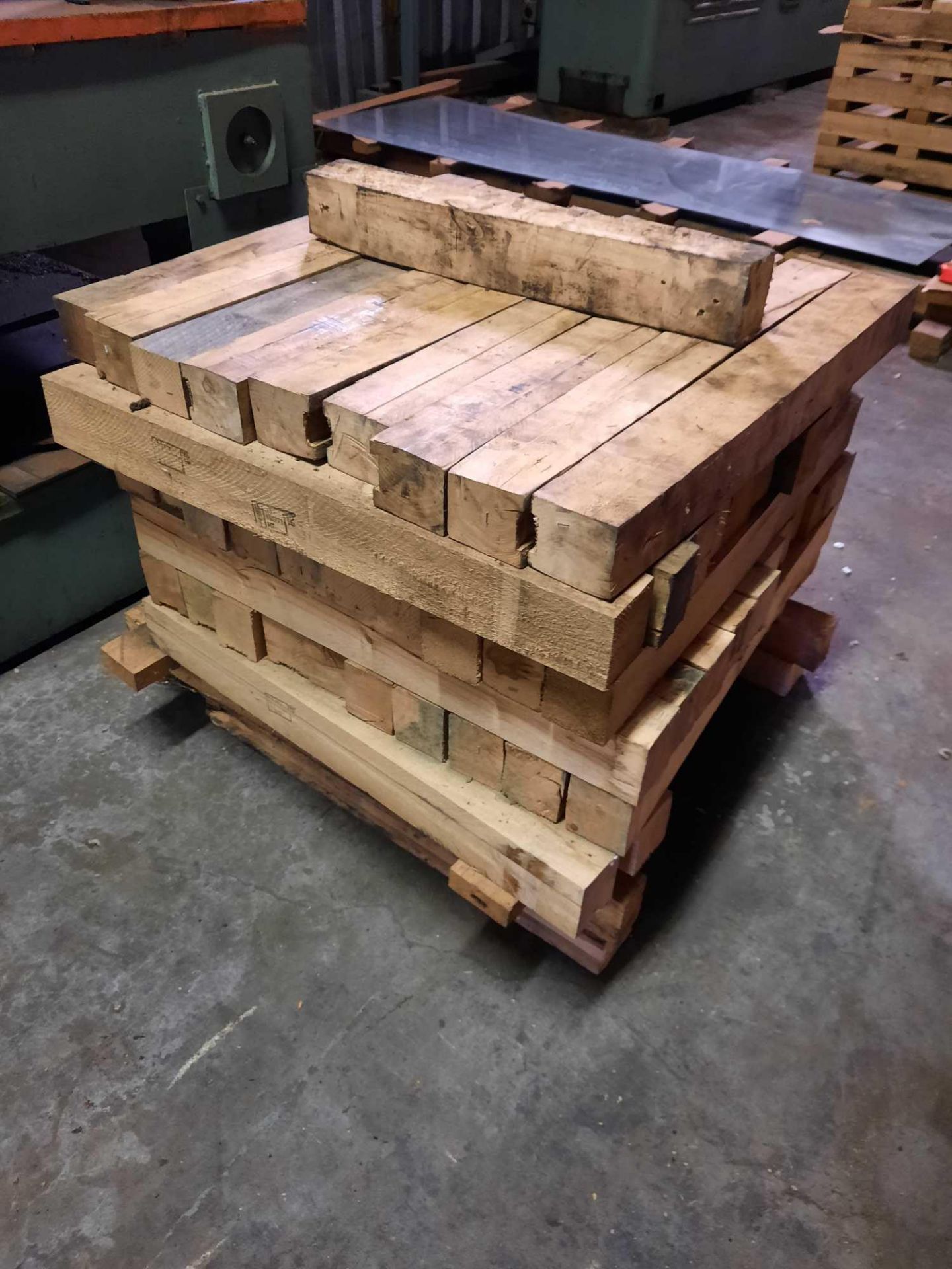 Pallet of 3 x 3-1/4 × 30 inch wood - Image 2 of 3