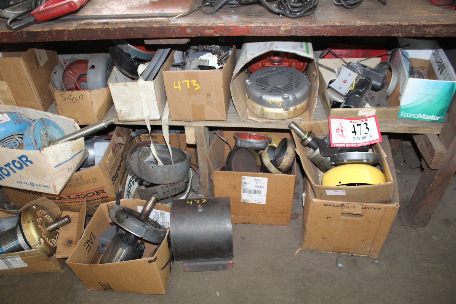 Various Electric Motor Parts, Cases, Covers