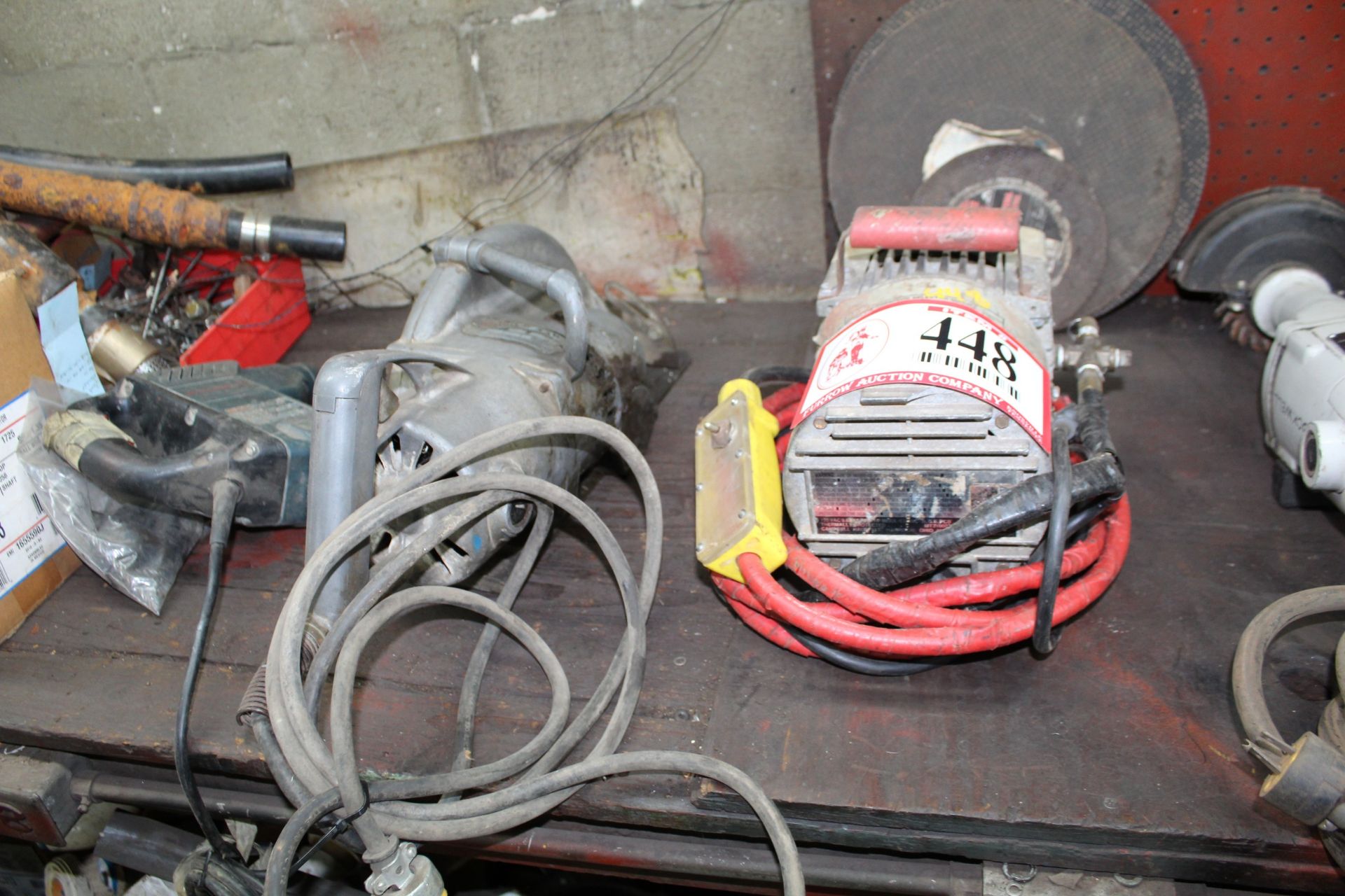 Air Compressor, Circular Saw, Demo Hammer(Needs Repairs)