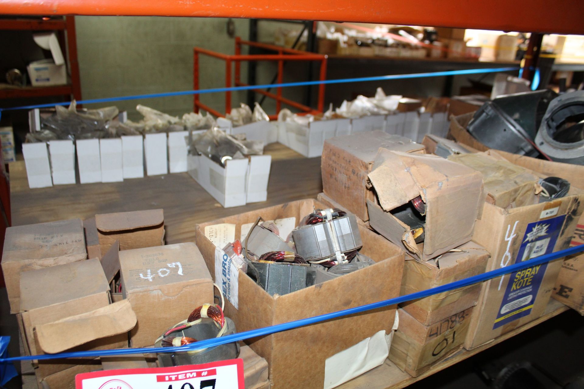 Various Sized Electric Motor Parts, Ohmmeters, Windings, Etc. *Taxable