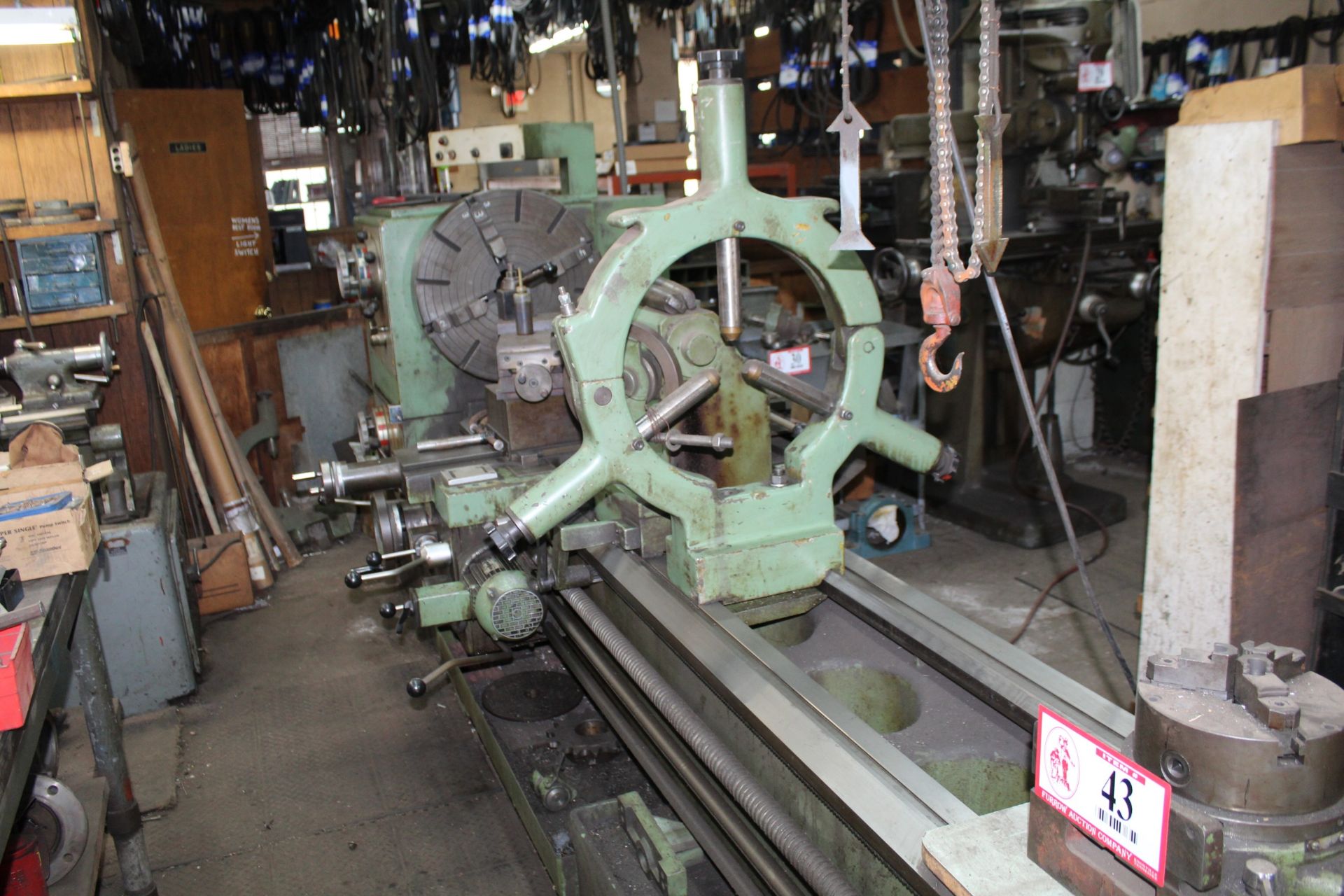 Summit Model 30-4X160 Engine Lathe, 30" Swing, 160" Between Centers, 4" Hole Through, Center Rest,