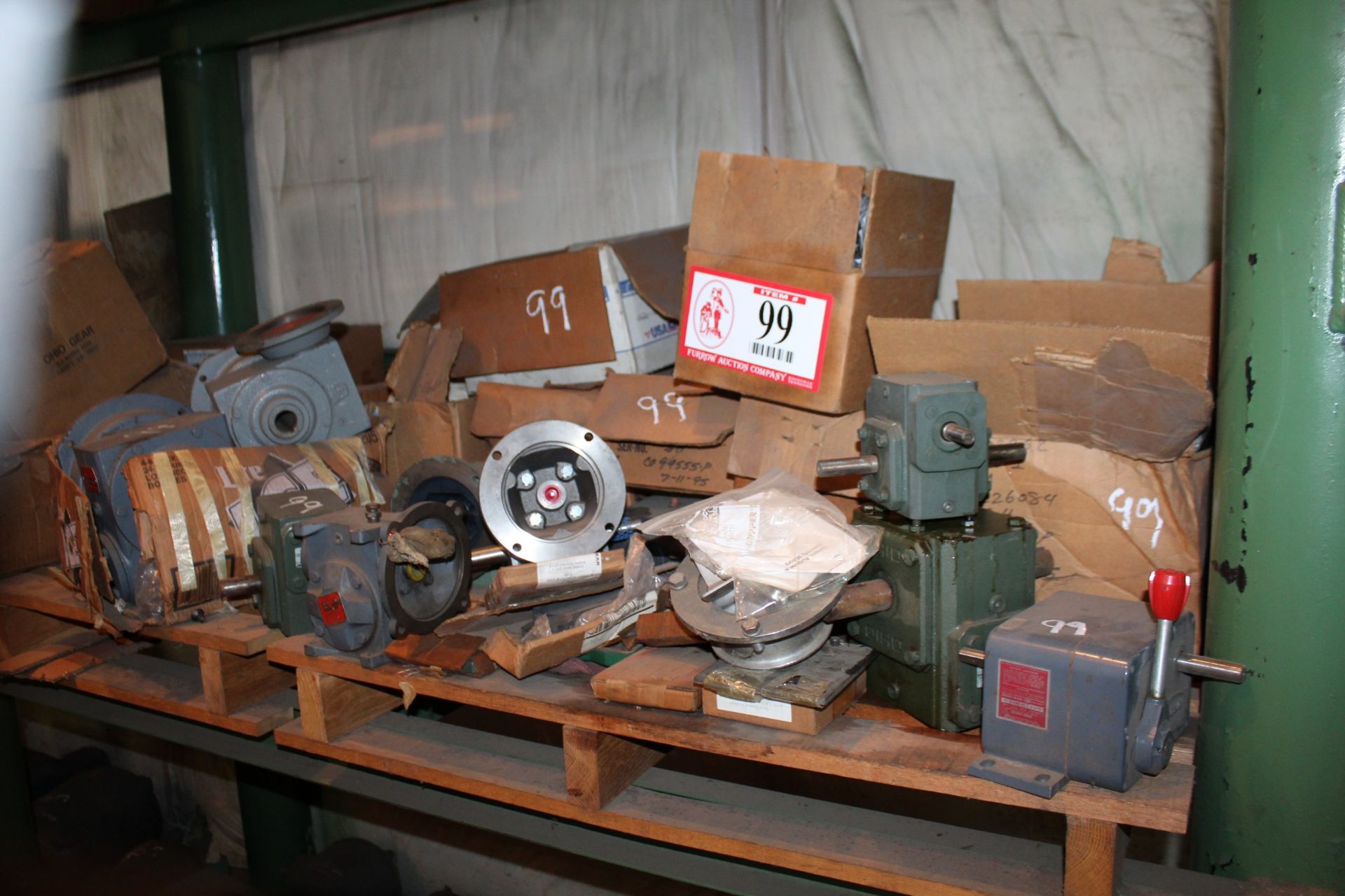 Contents of (2) Pallets: Various Gear Reducers *Taxable