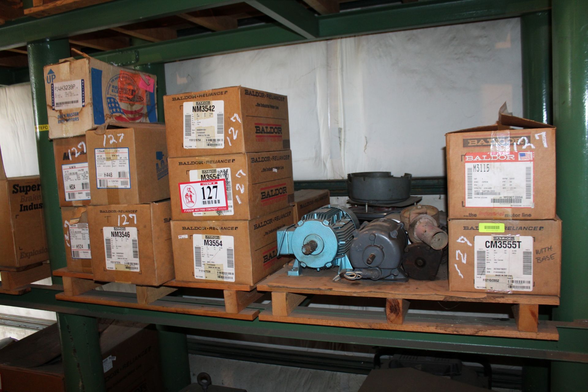 Contents of (2) Pallets- (15) Electric Motors From 3/4hp-2hp *Taxable