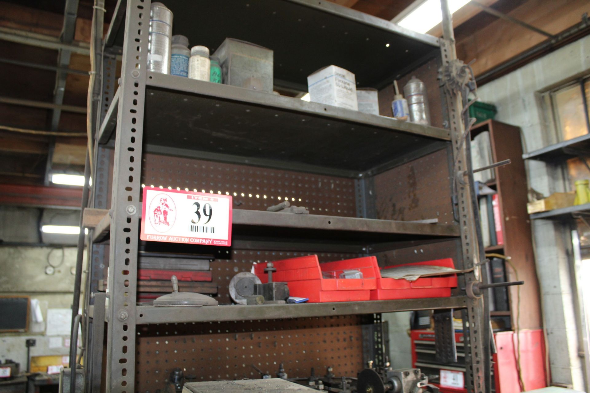 Contents of Cabinet: Various Tool Holders, Oils, Paints, Etc.