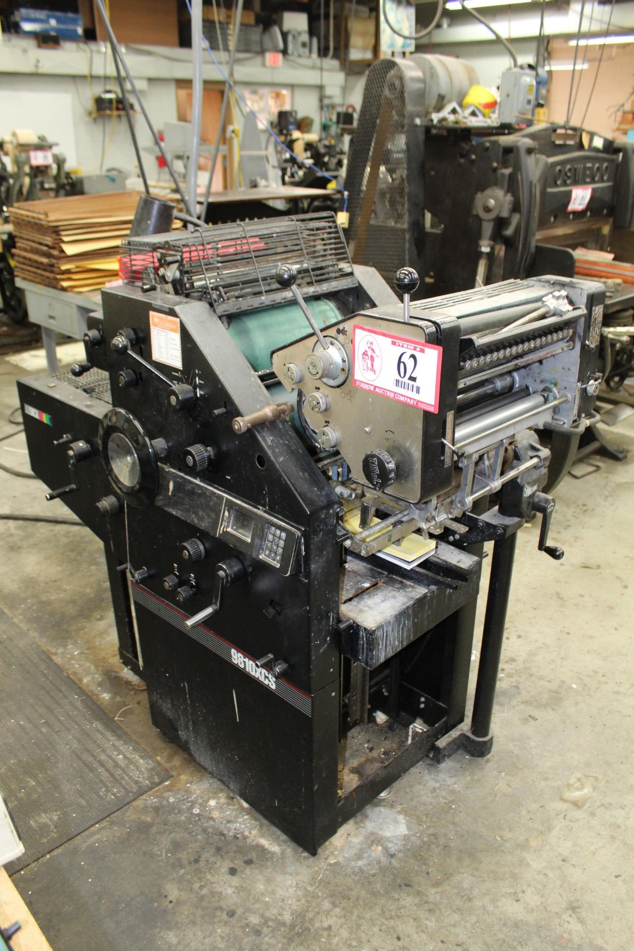 AB Dick Model 9810XCS Single Color Offset Press