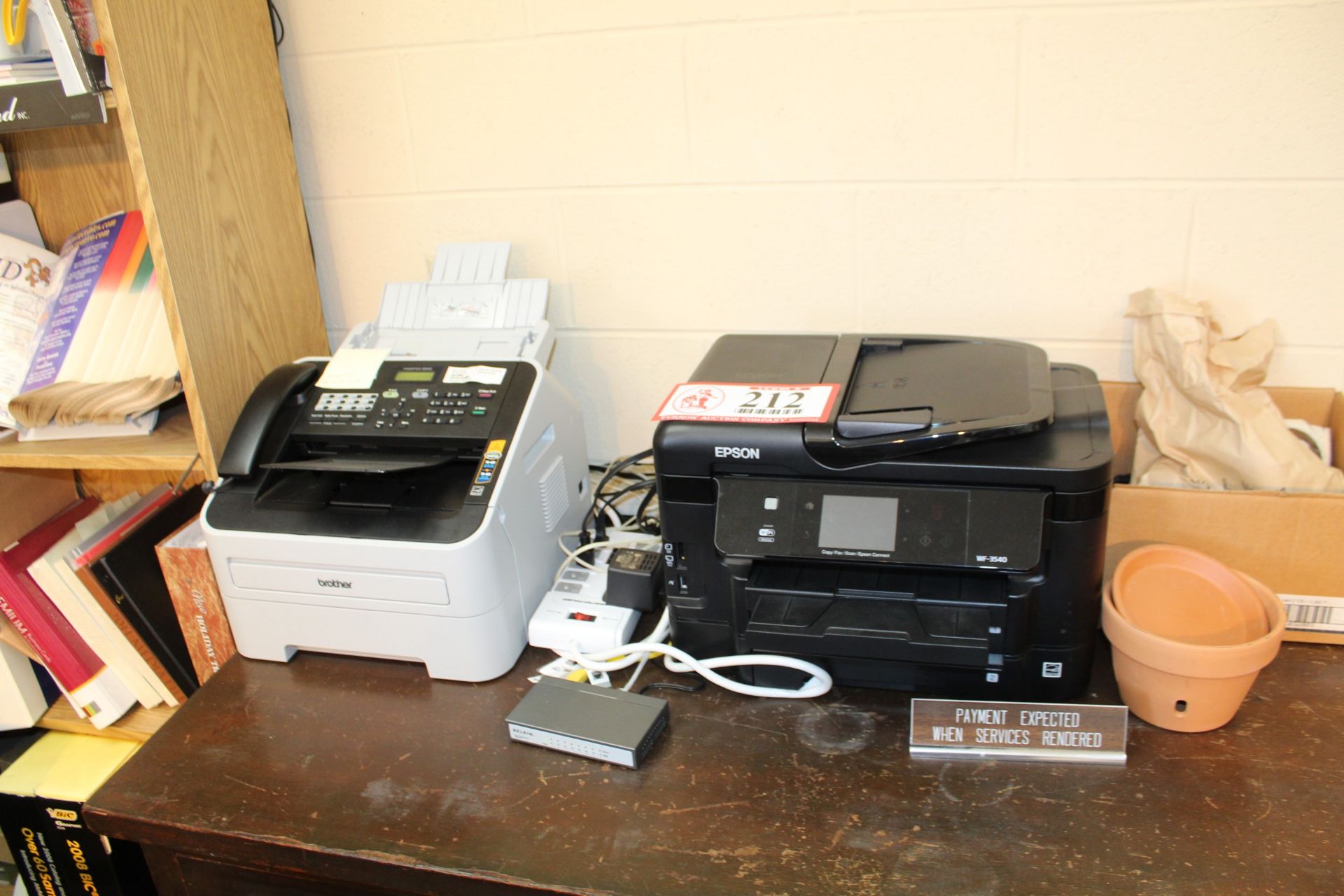 Epson Desktop Copier/ Printer and (2) Brother Fax Machines