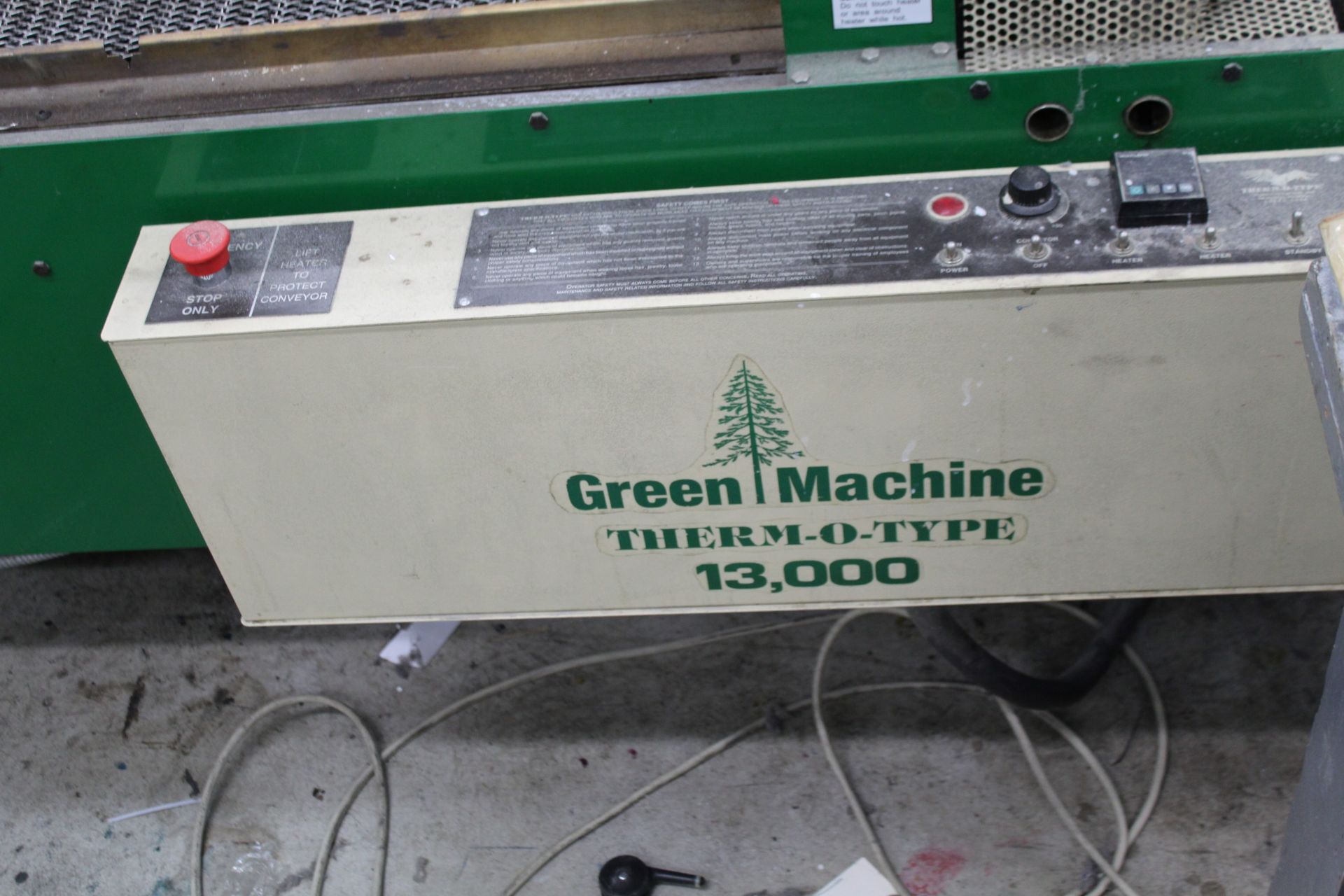 Green Machine Therm-o-Type 13000 UV Dryer