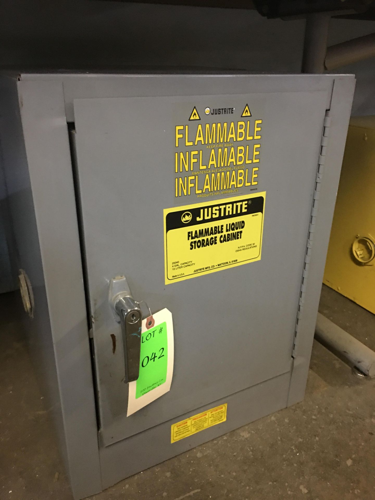 Justrite Flammable Storage Cabinet