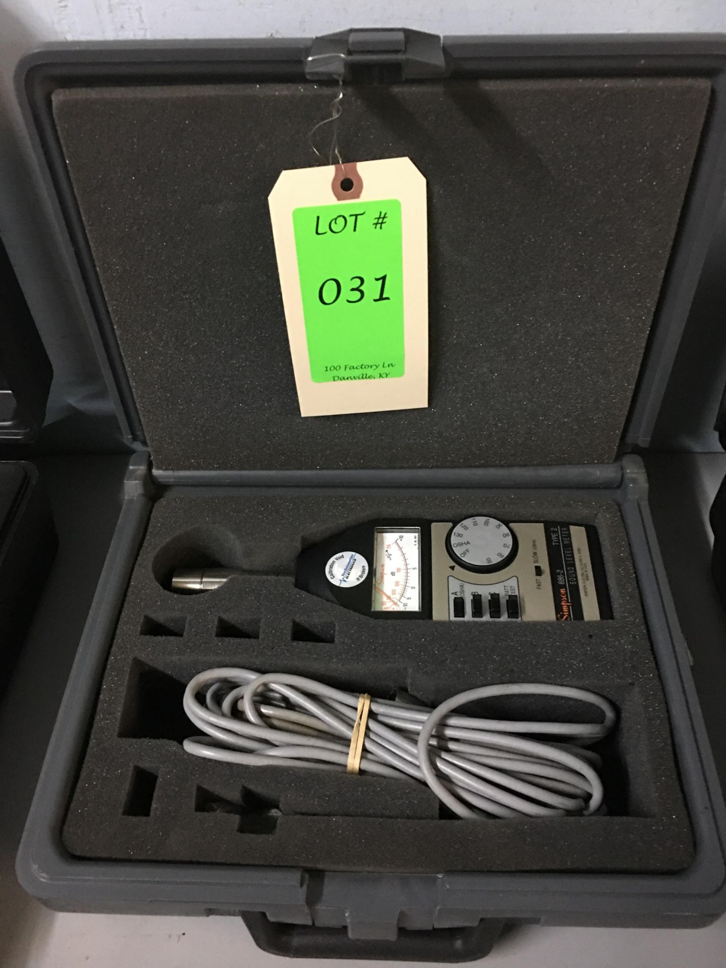 Simpson Sound Level Meter