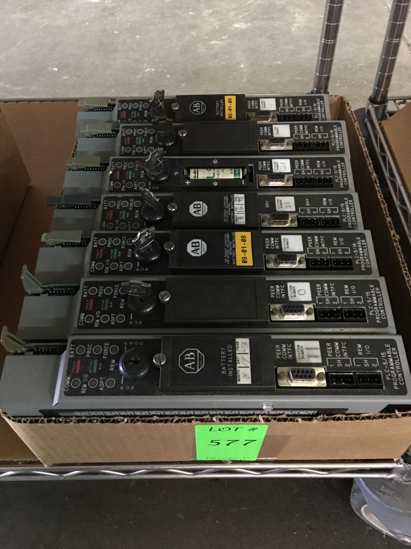 Allen Bradley Processor Modules Lot