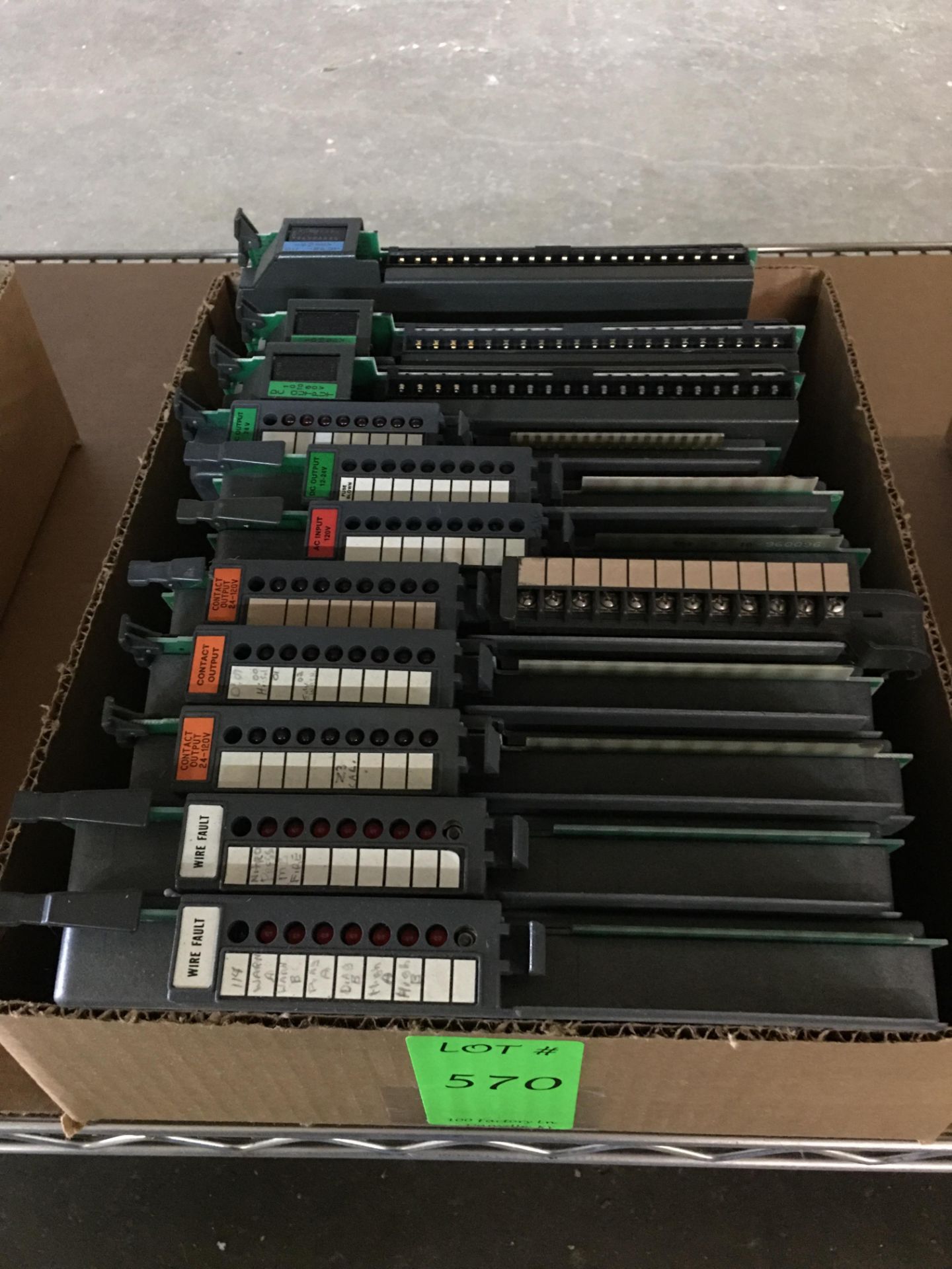 Allen Bradley Input/Output Modules Lot