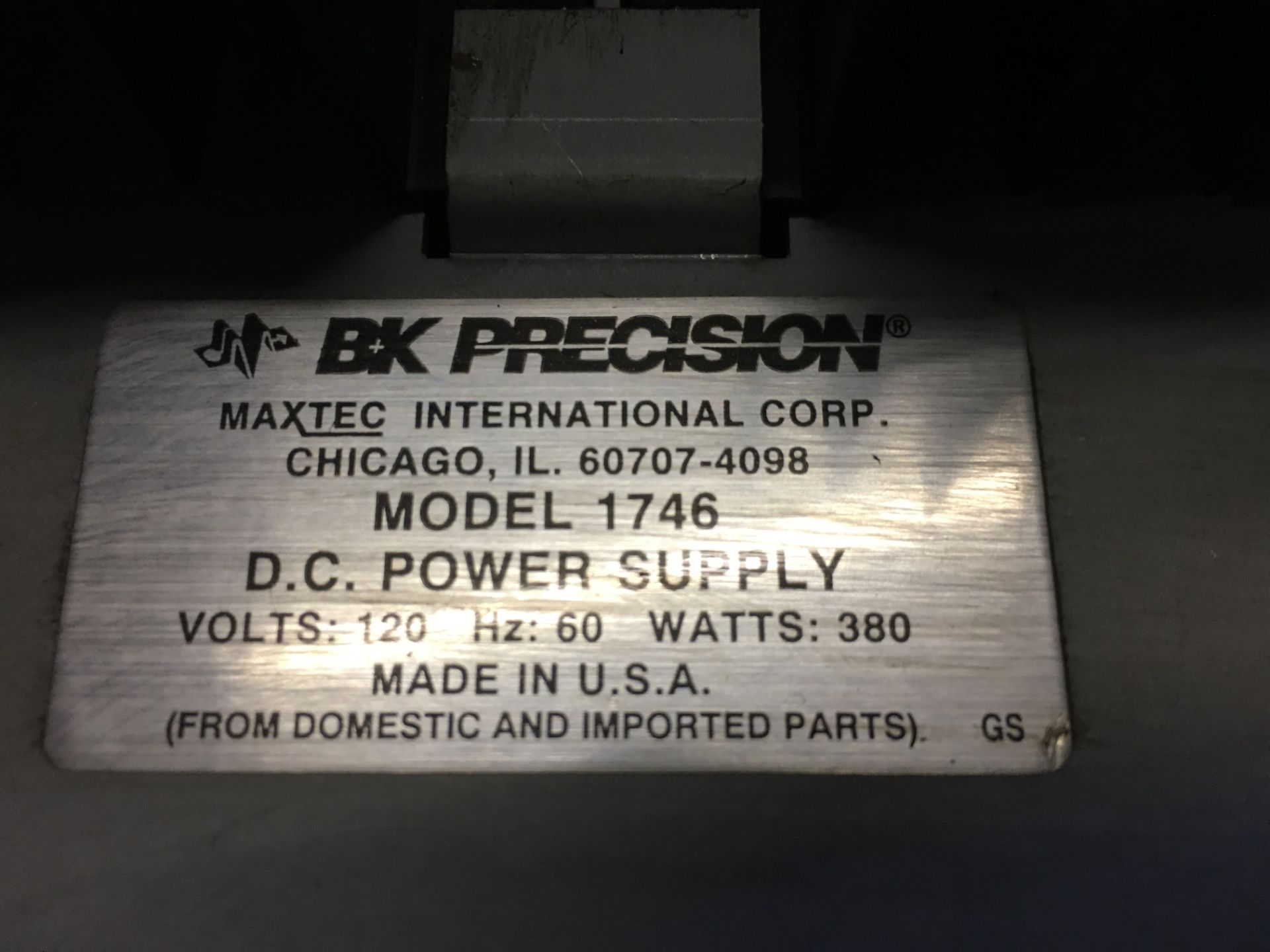BK Precision DC Power Supply - Image 4 of 5