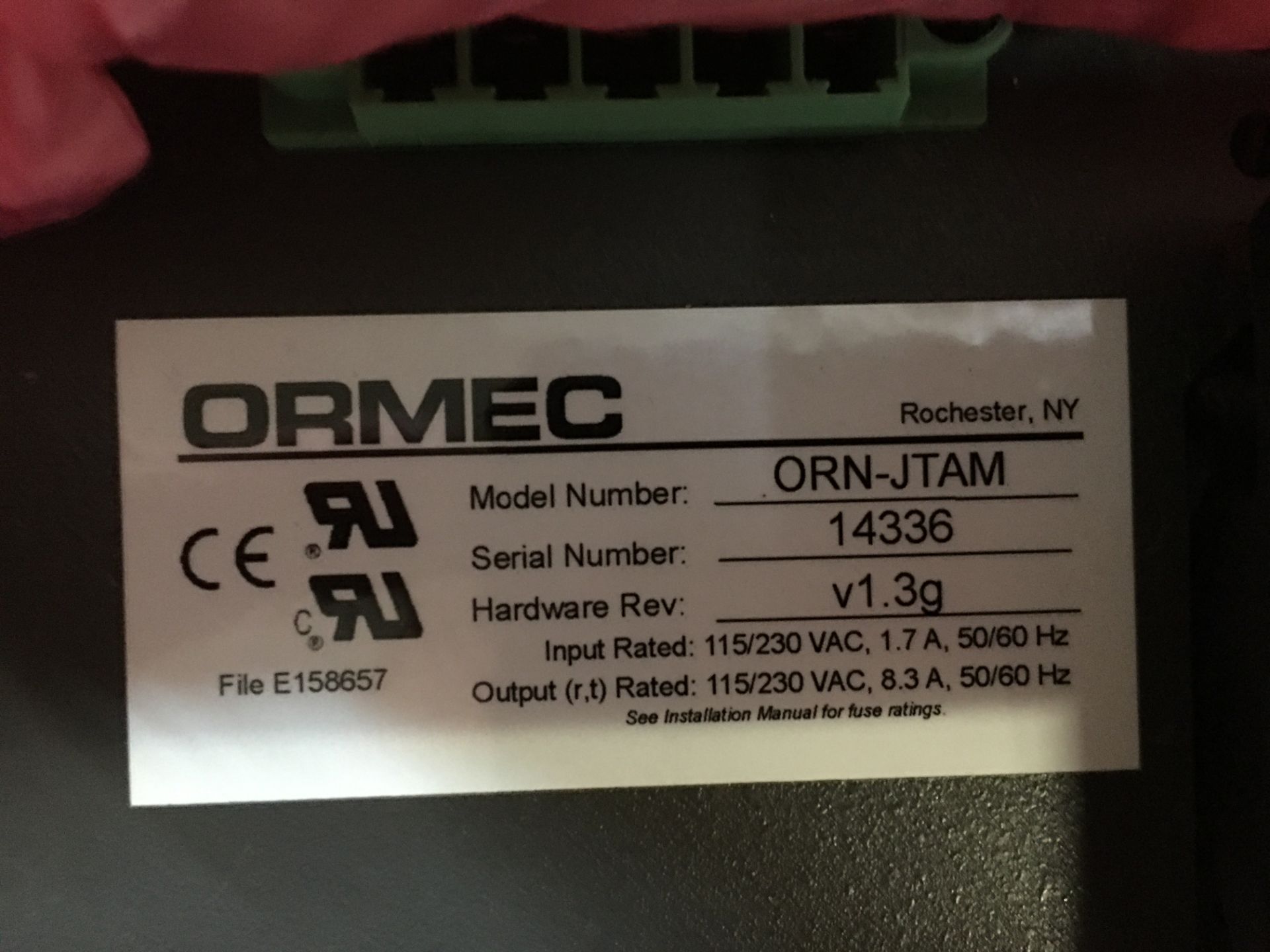 Ormec Orion Series Controller - Image 3 of 3