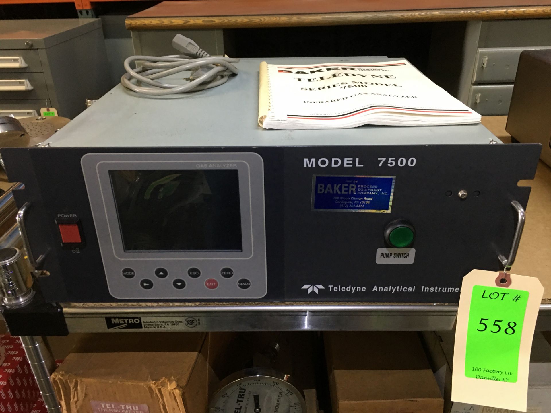 Baker Teledyne Analytical Instruments Series 7000 Infrared Photometer