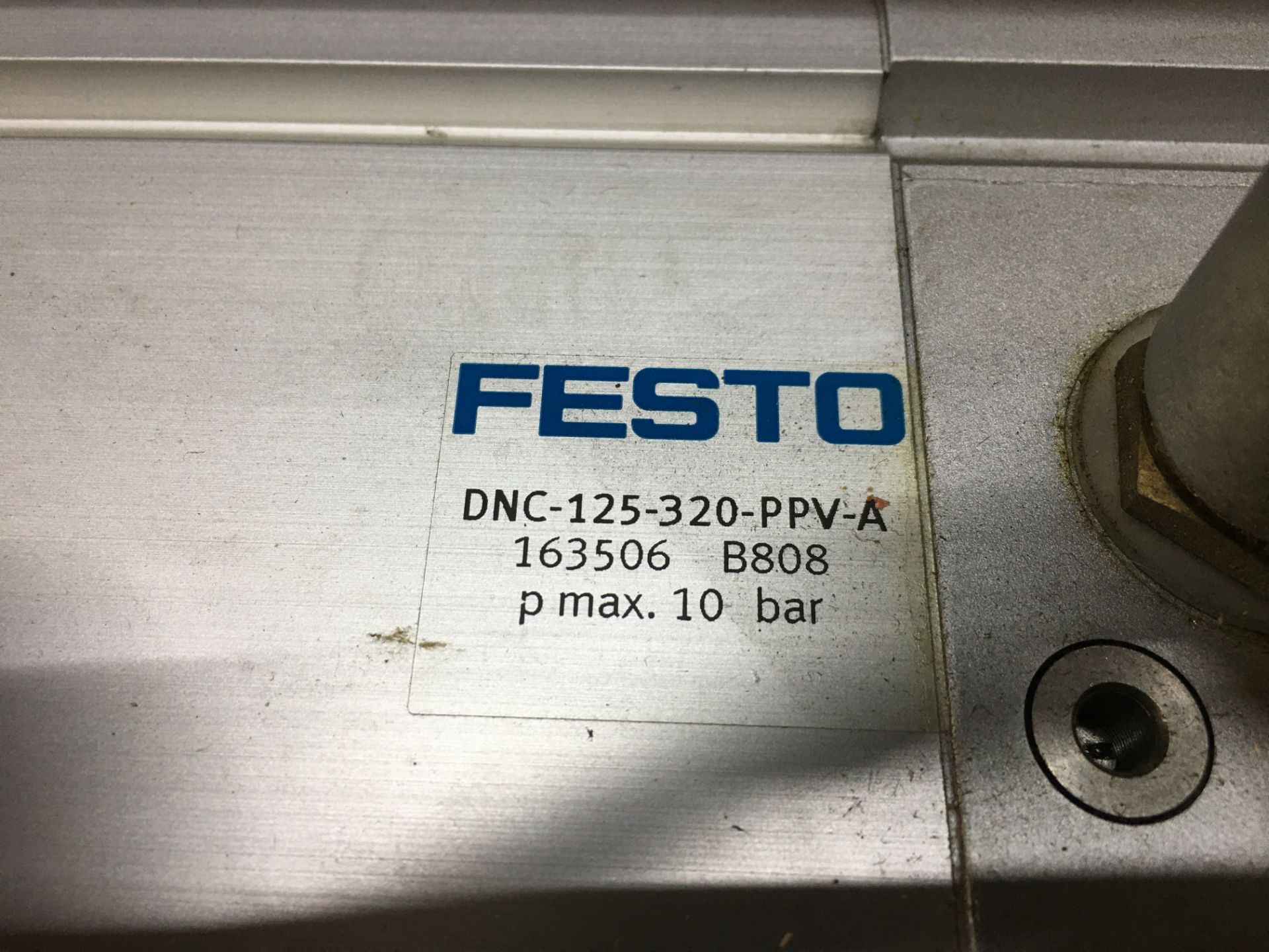 Festo Pneumatic Actuator - Image 2 of 2