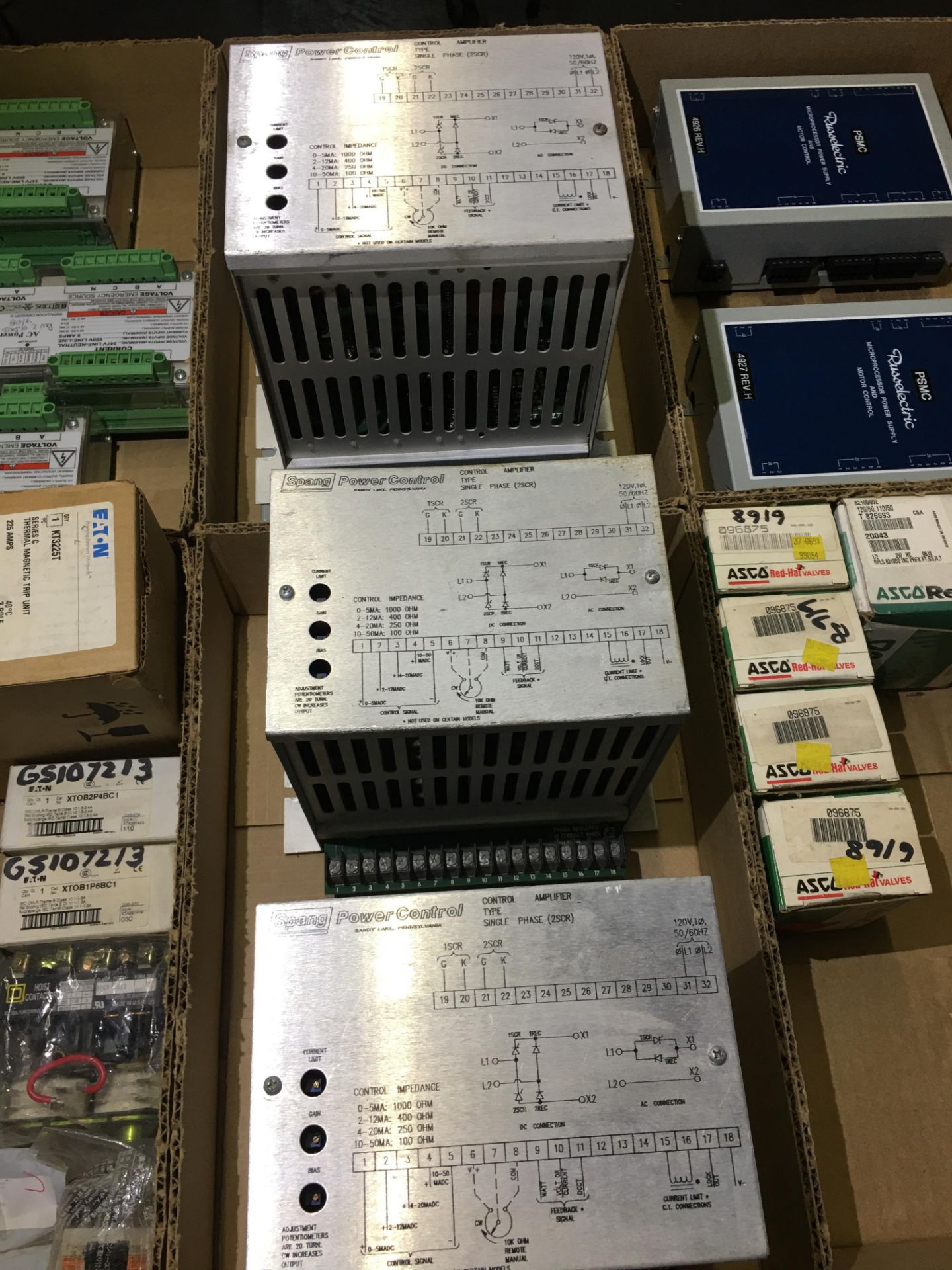 Spang Power Control Amplifiers