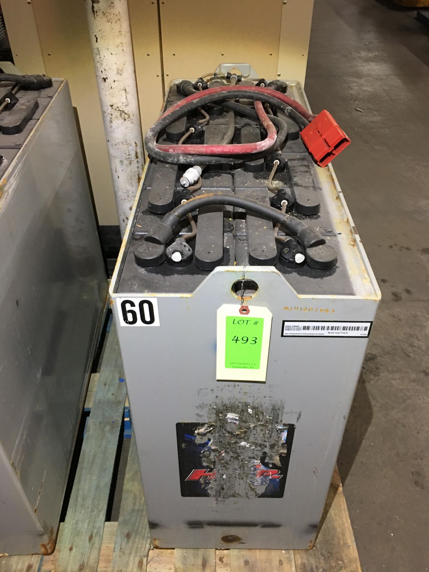 Enersys Forklift Battery Type 125P-16