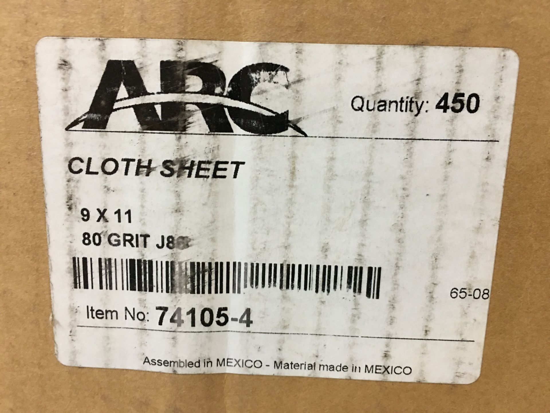 ARC Abrasives J-86 9"x11" Cloth Sanding Sheets - Image 2 of 2