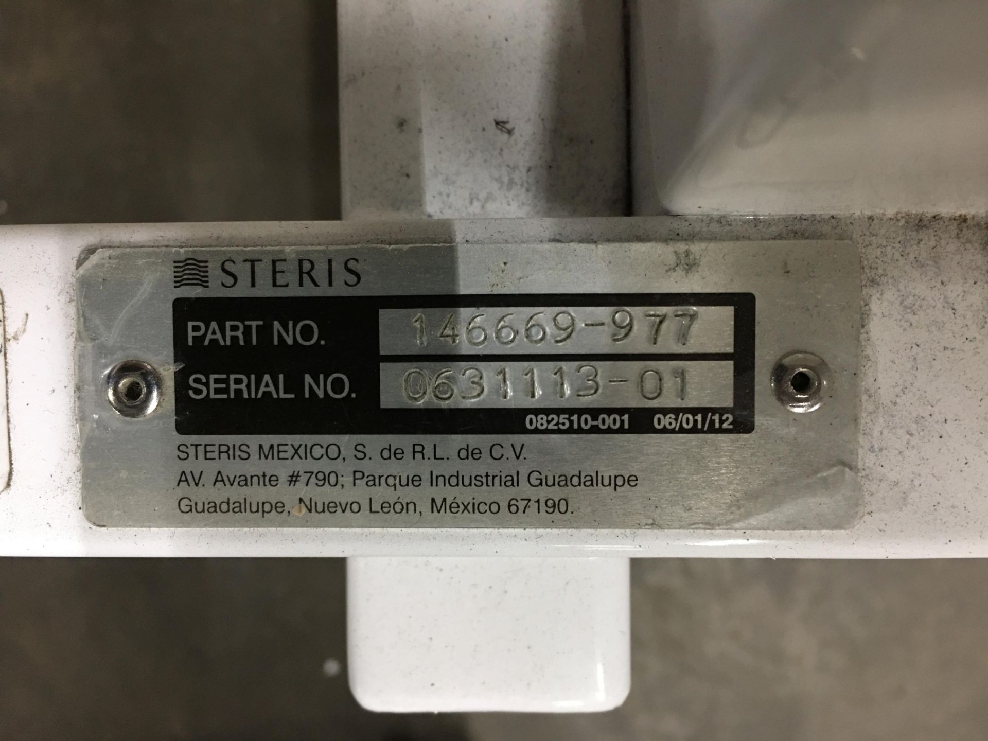 Steris Steam Sterilizer Loading Cart - Image 2 of 2