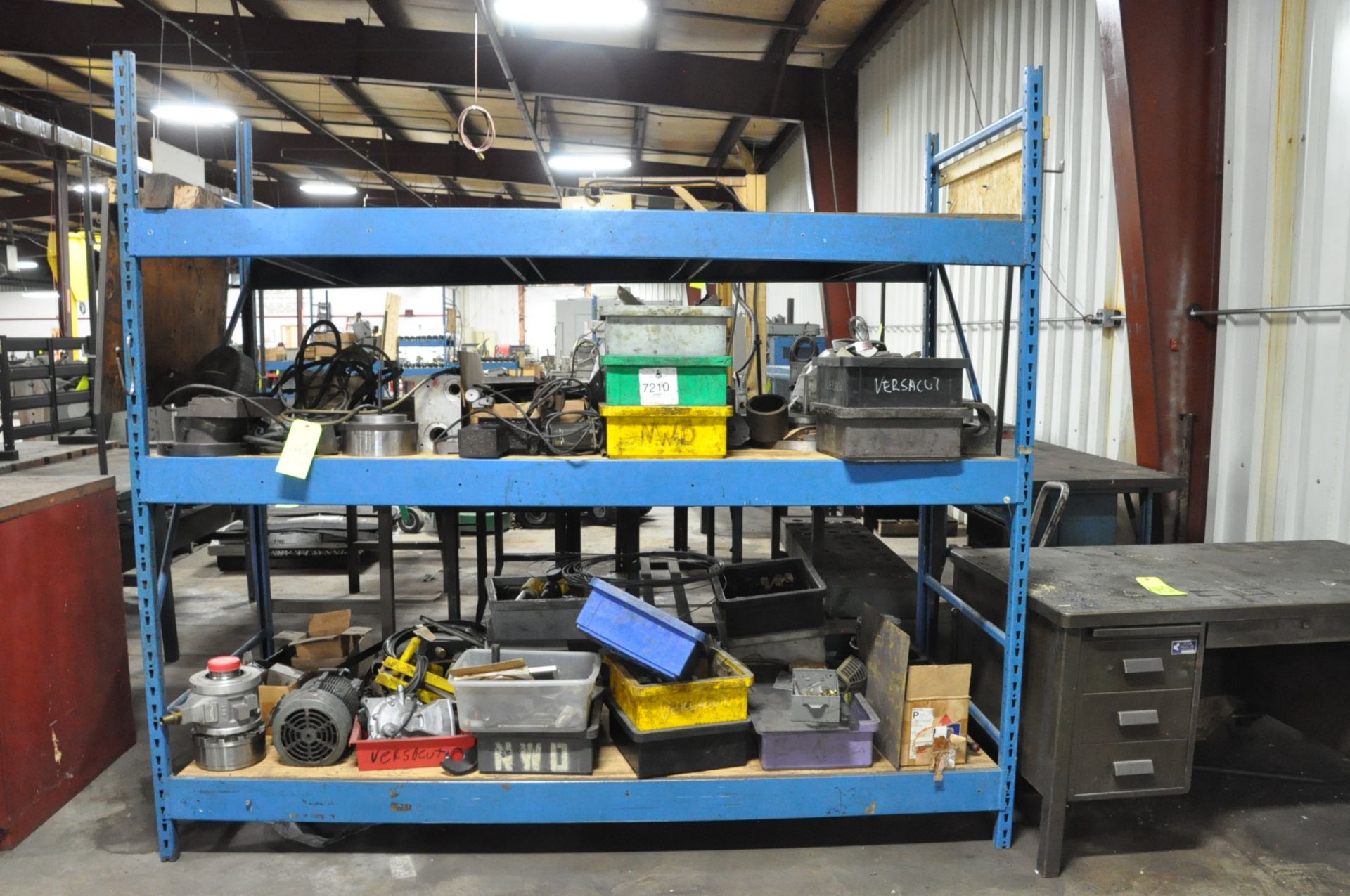 Lot-Machine Tooling, Parts, Maintenance, etc. on/with (1) Rack