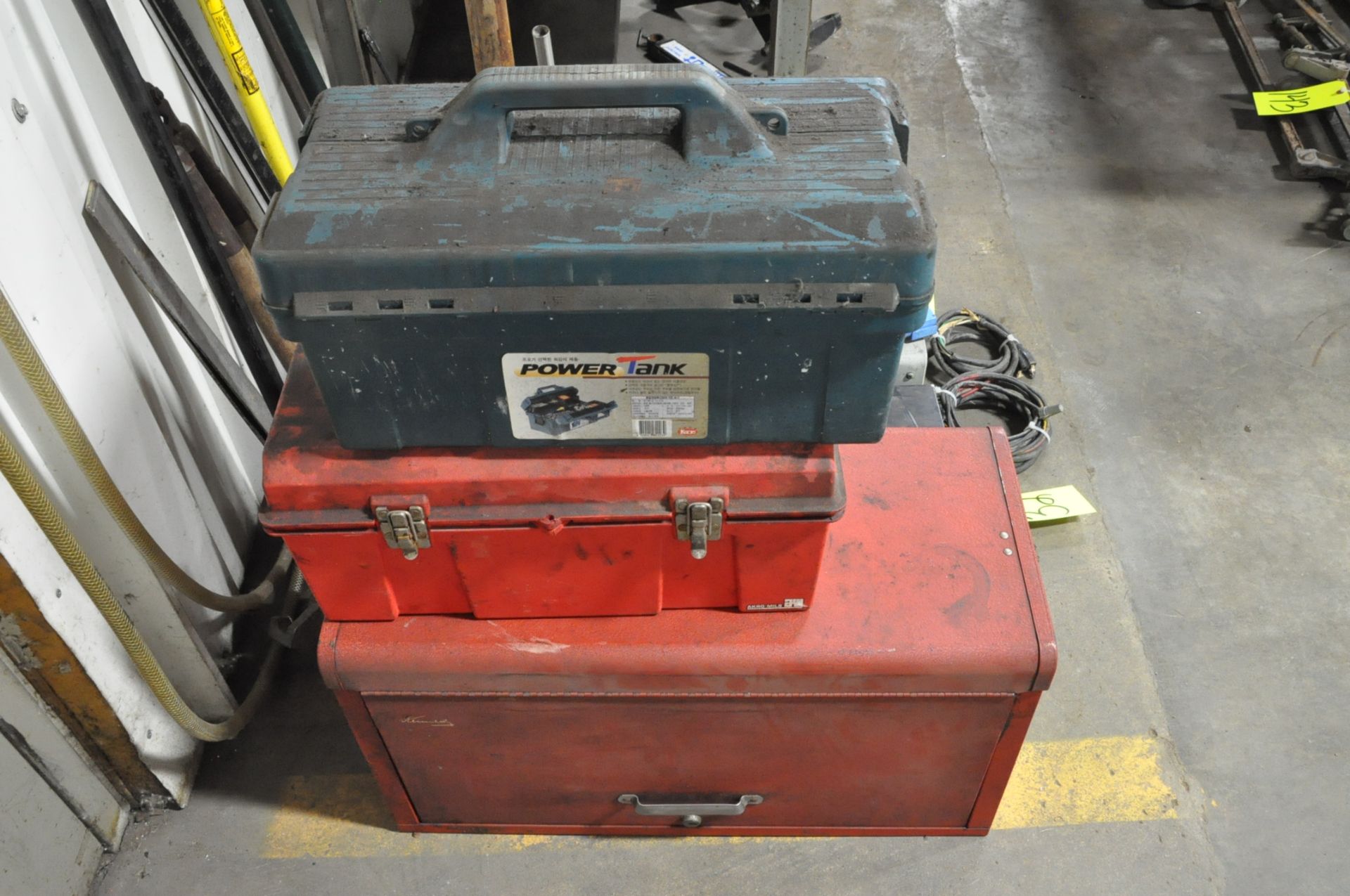 Lot-Portable Tool Boxes, APA 24-Volt Battery Charger, and (1) AMP - Image 3 of 3