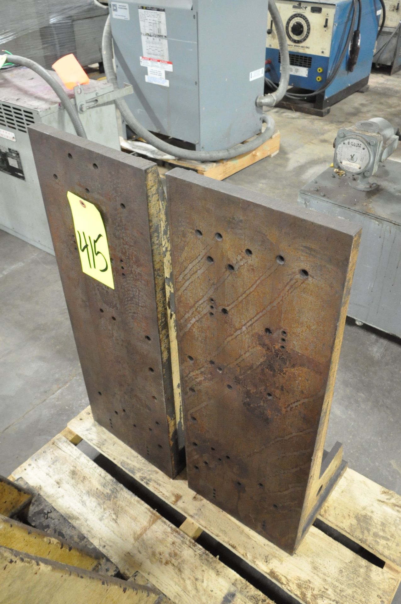 Pair 10" x 28" x 9 1/2" Angle Plates